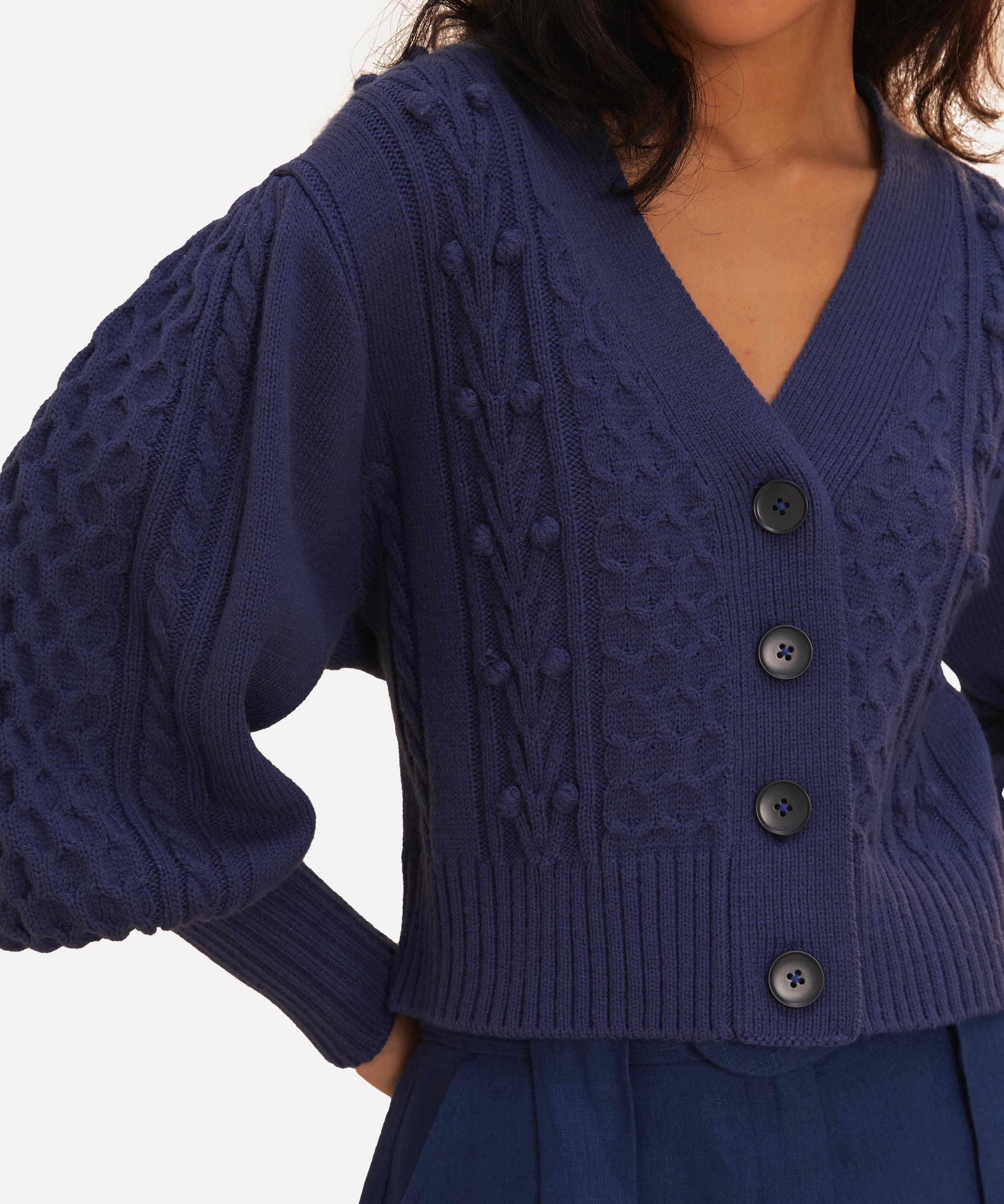 FARM Rio - Mixed Stitches Knit Cardigan image number 3