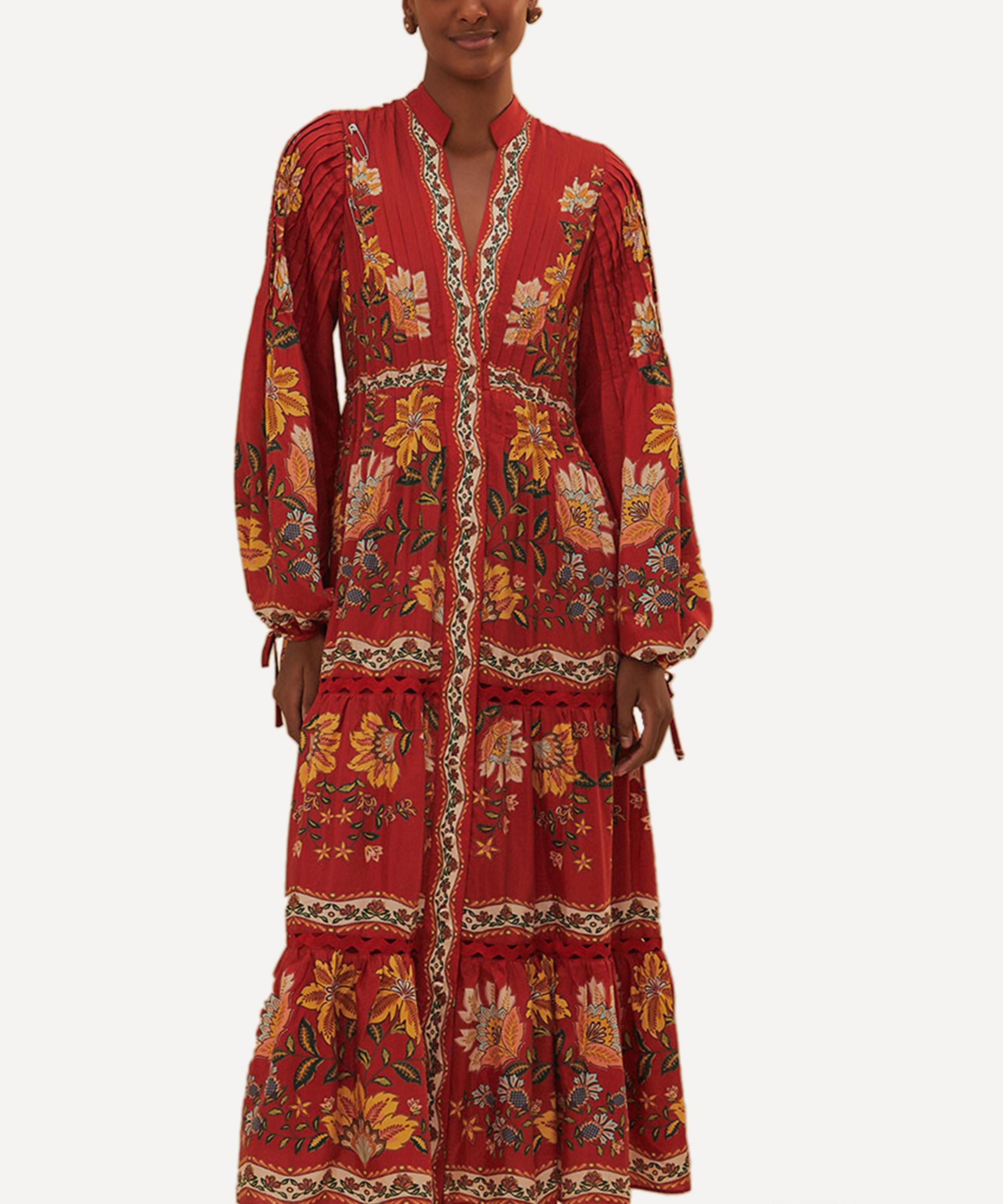 FARM Rio - Garden Delight Midi Dress image number 1