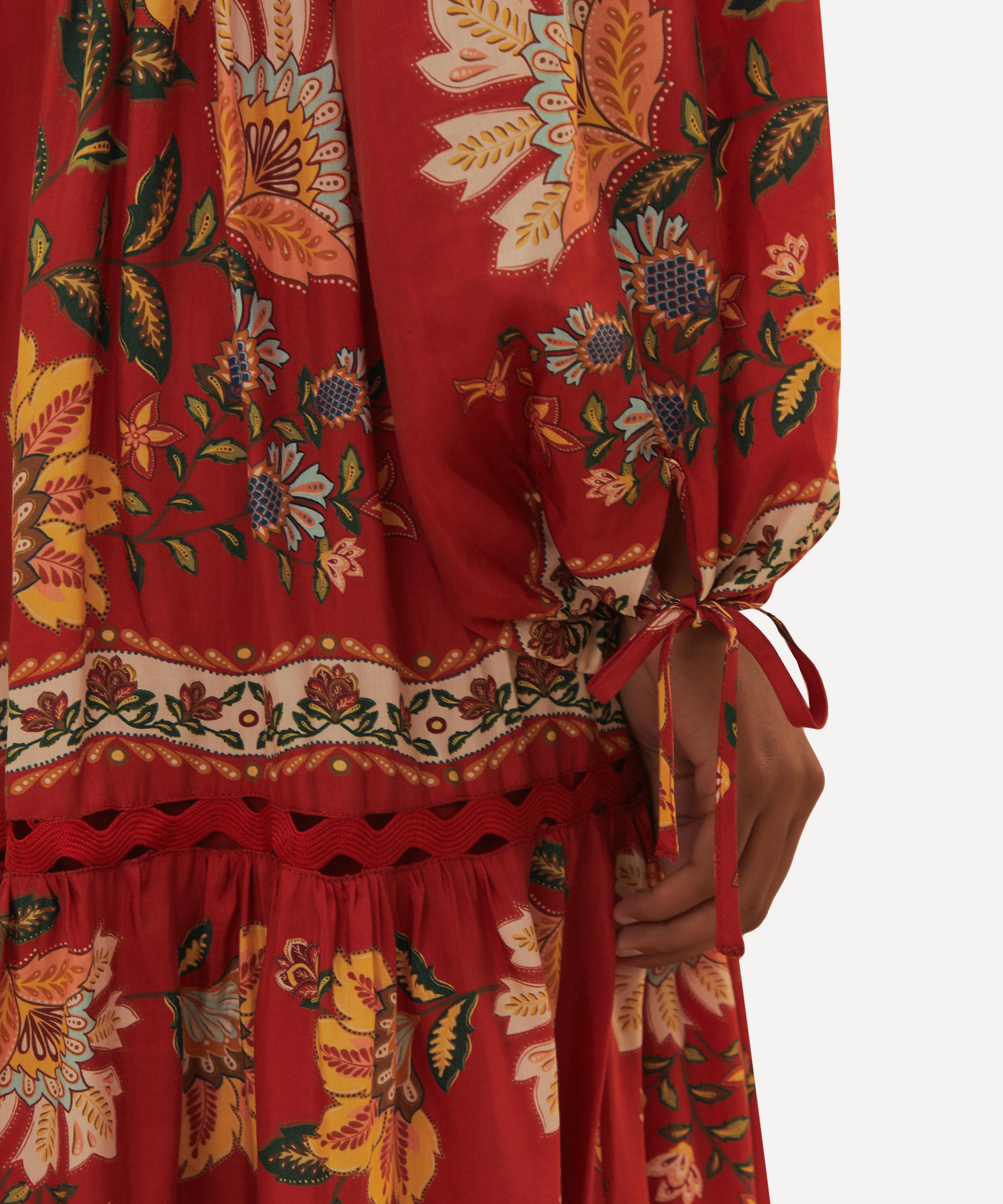 FARM Rio - Garden Delight Midi Dress image number 3