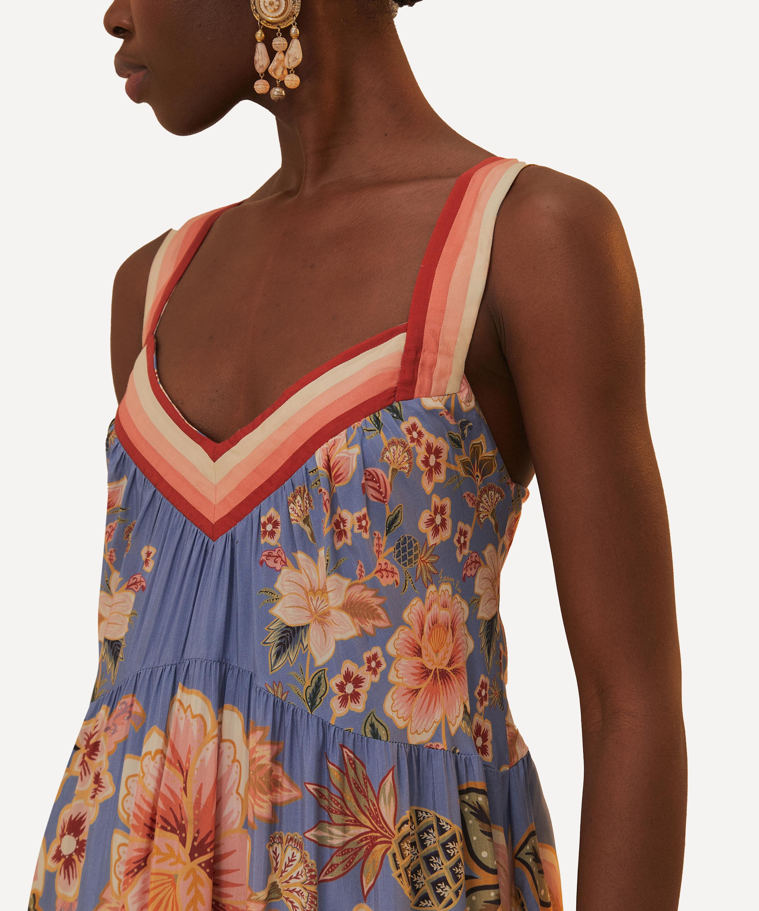 FARM Rio - Superbloom Tapestry Maxi Dress image number 3
