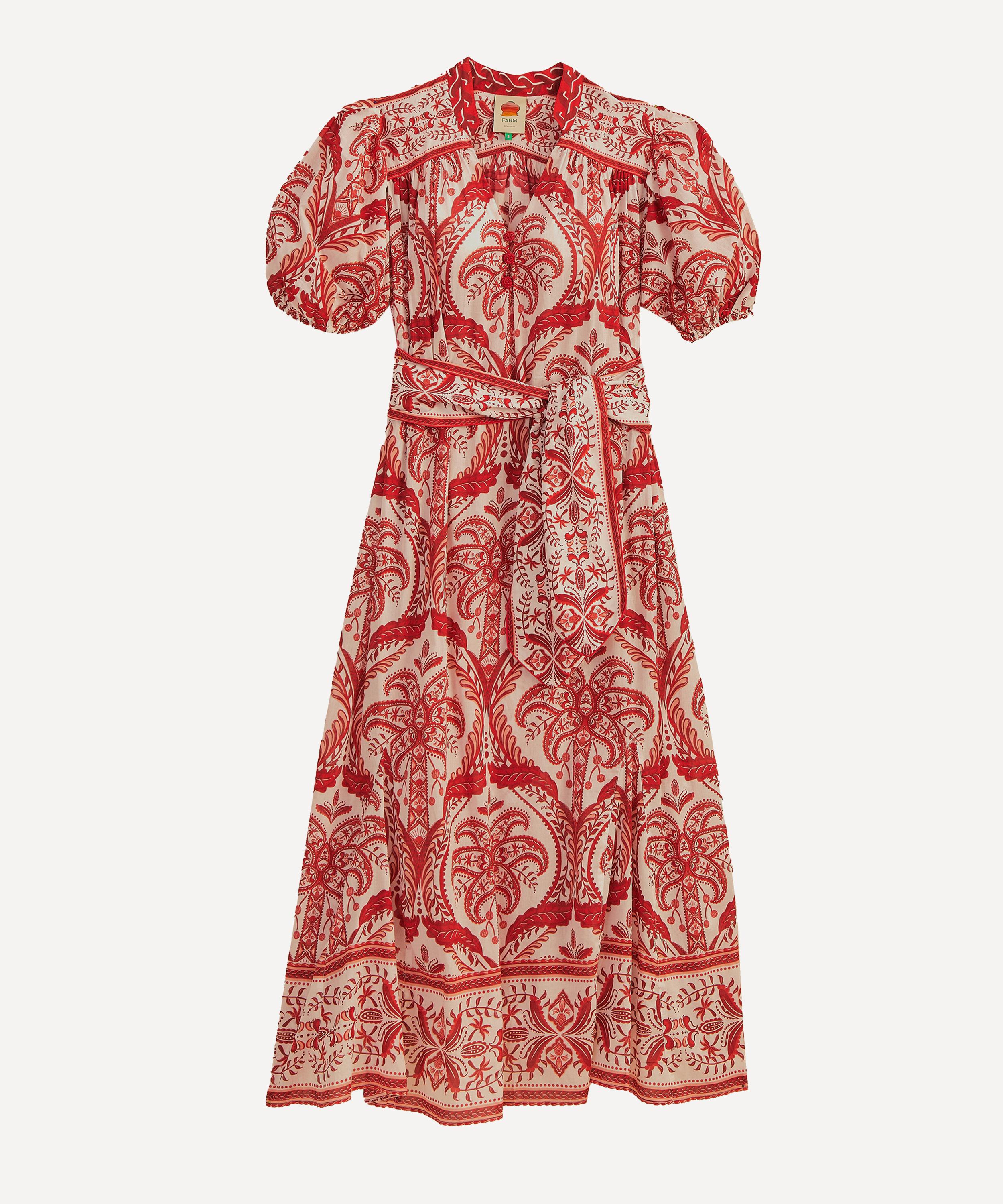 FARM Rio - Tropical Cameo Belted Maxi Dress image number 0