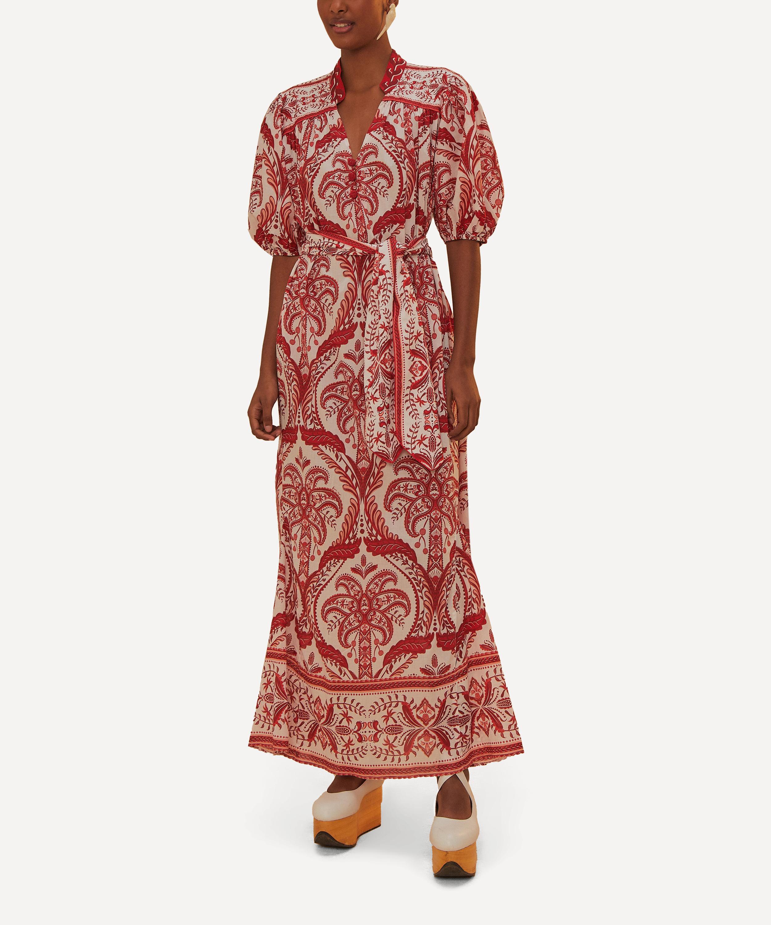 FARM Rio - Tropical Cameo Belted Maxi Dress image number 1