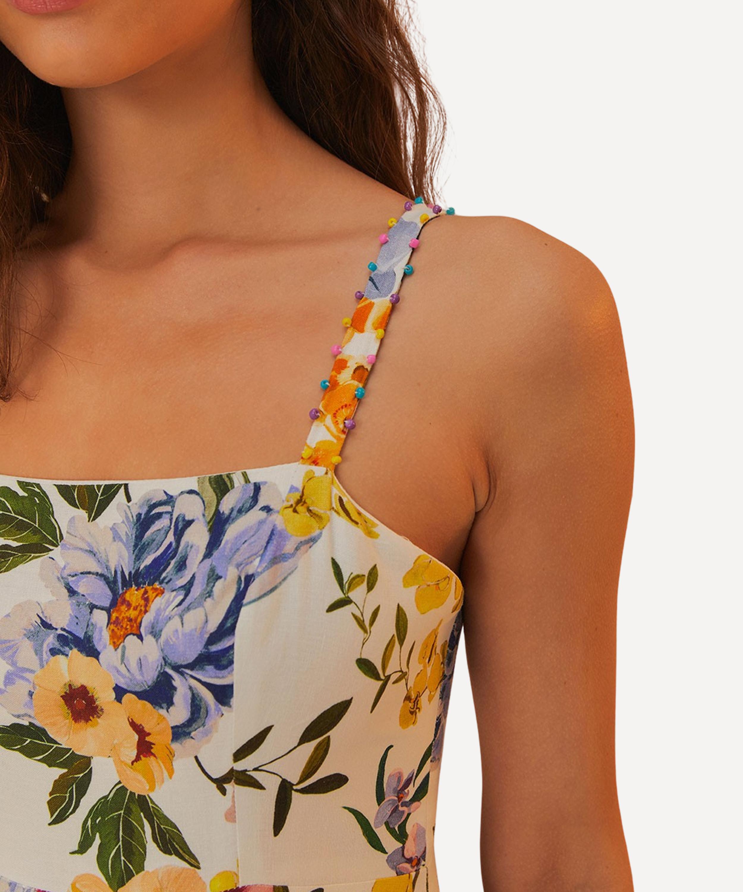 FARM Rio - Off-White Greek Garden Maxi Dress image number 3