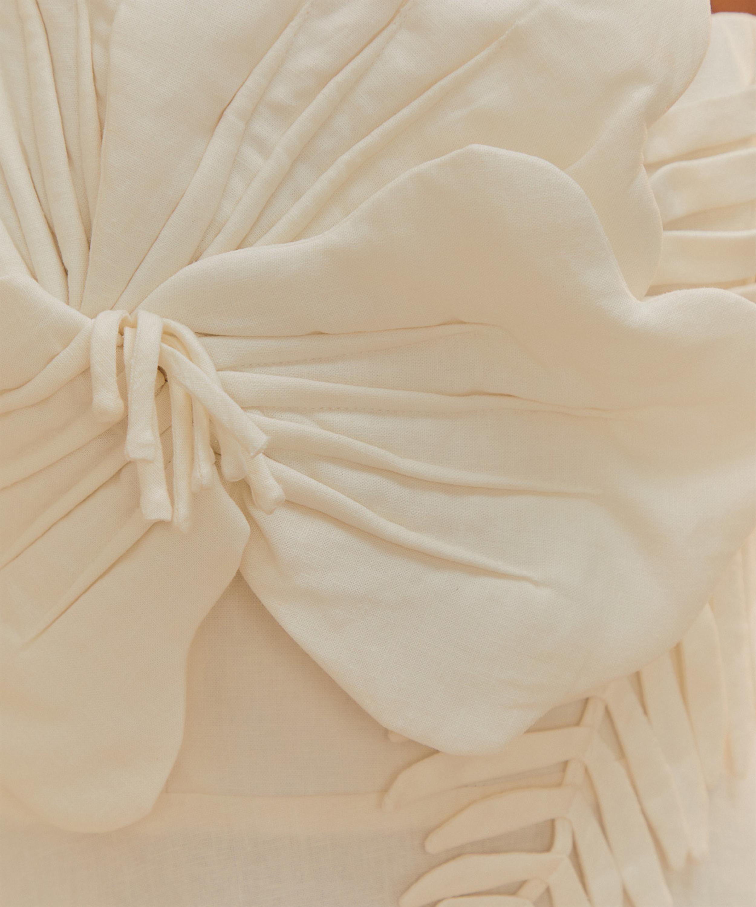 FARM Rio - Off-White Garden Midi Dress image number 3