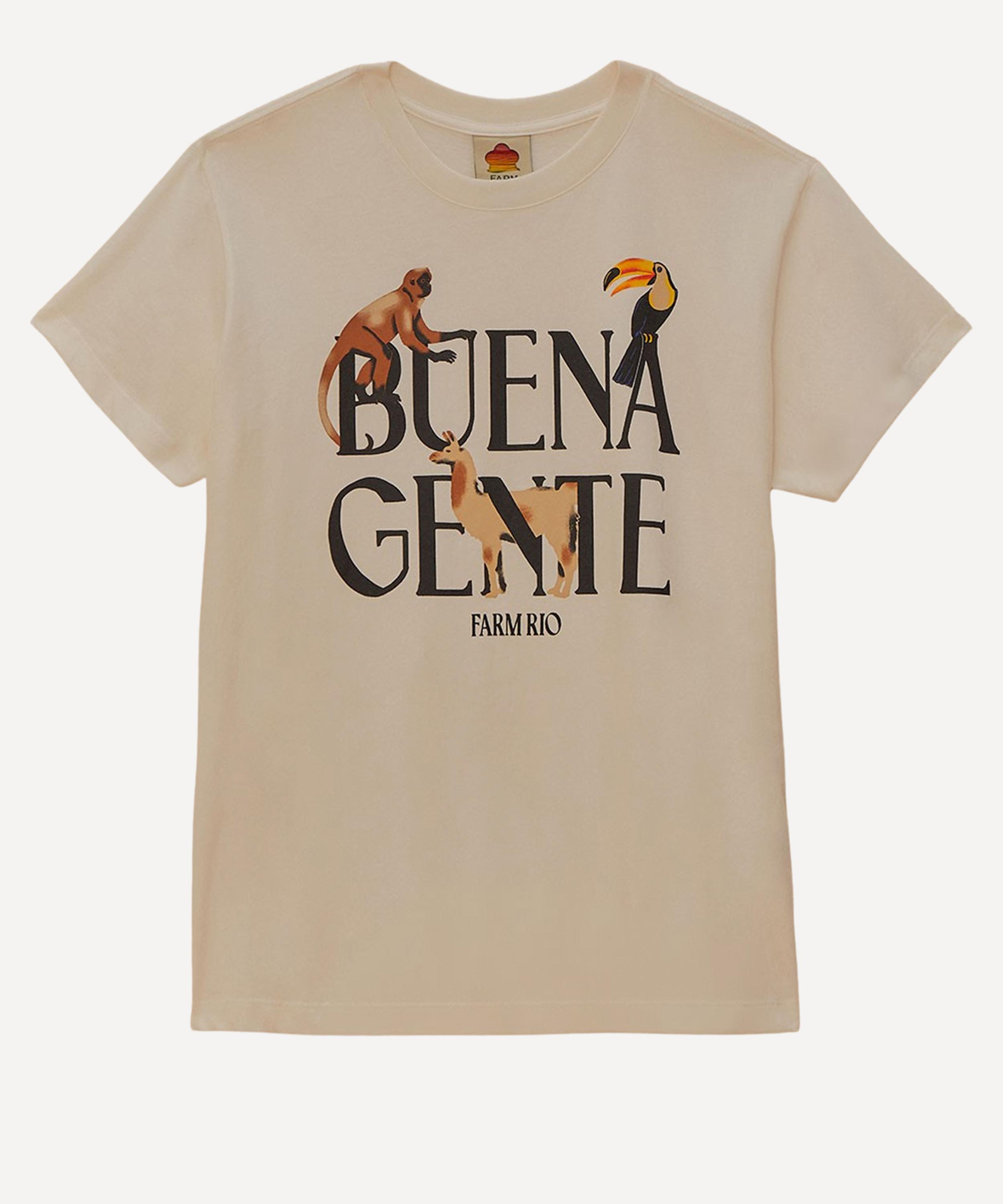 FARM Rio - Off-White Buena Gentle Relaxed T-Shirt image number 0
