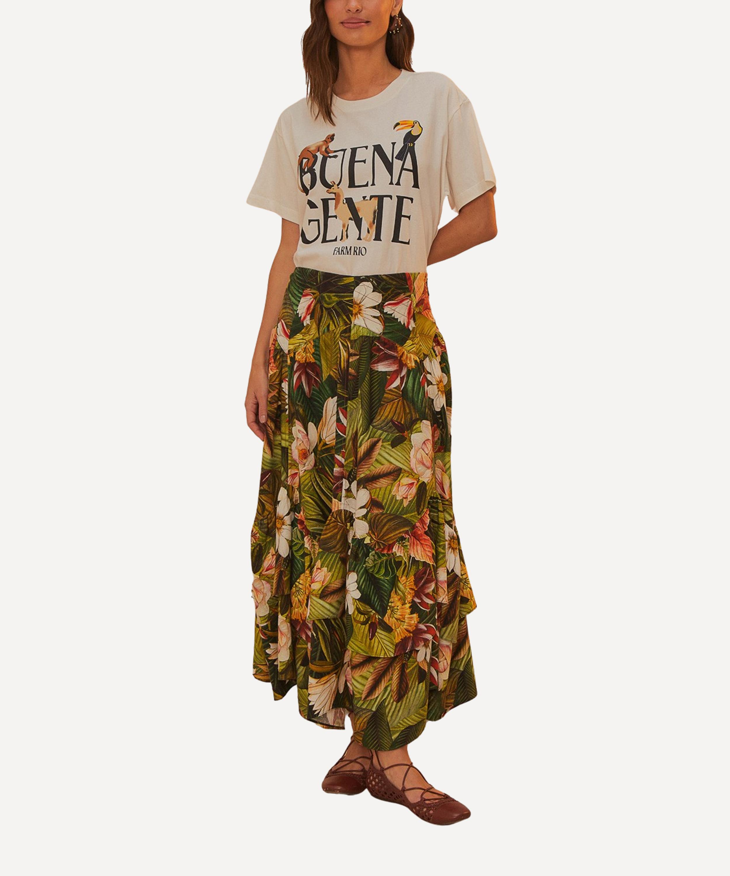 FARM Rio - Off-White Buena Gentle Relaxed T-Shirt image number 1