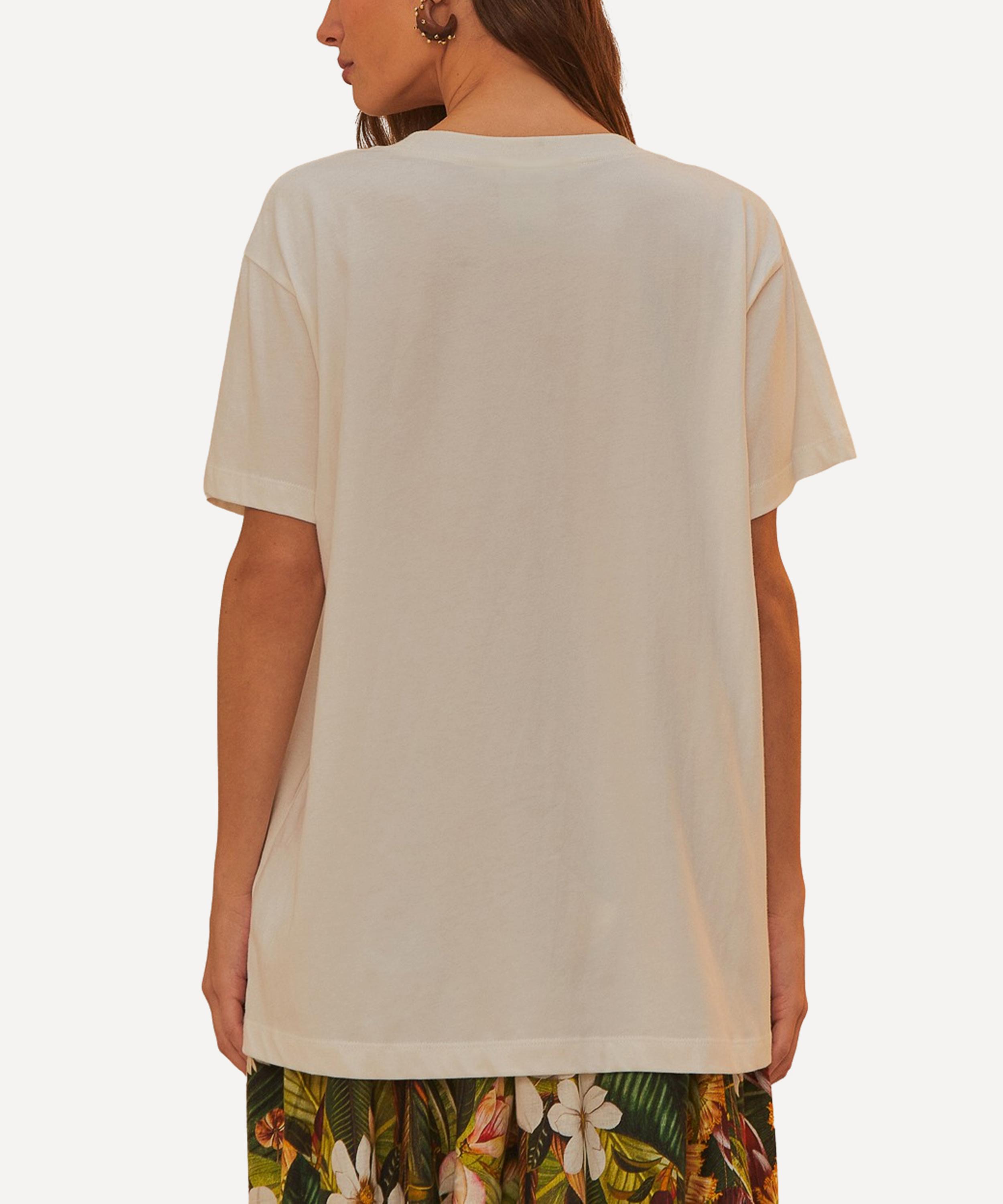 FARM Rio - Off-White Buena Gentle Relaxed T-Shirt image number 2