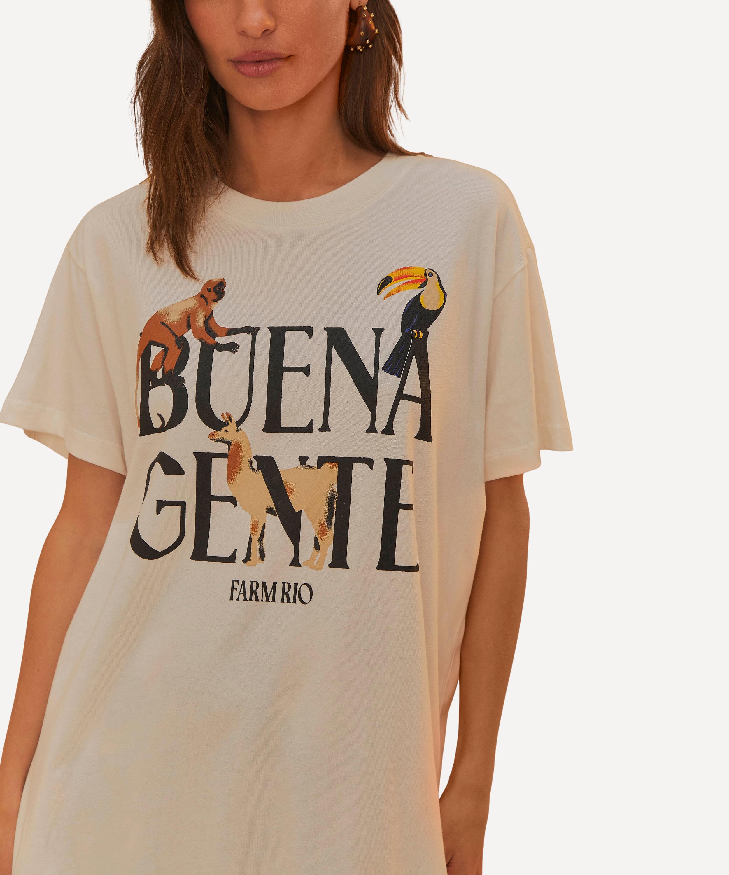 FARM Rio - Off-White Buena Gentle Relaxed T-Shirt image number 3