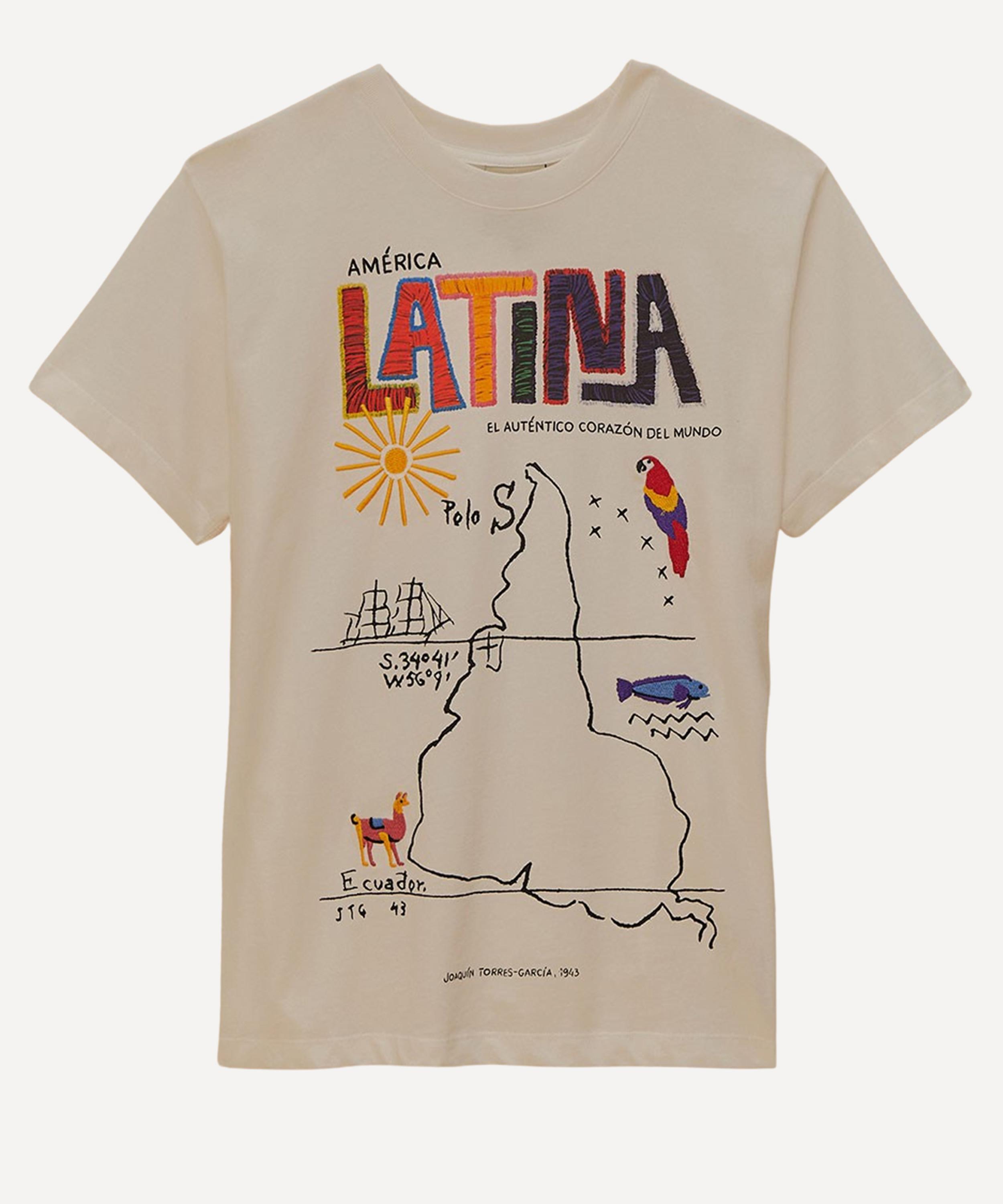 FARM Rio - Off-White America Latina Relaxed T-Shirt image number 0