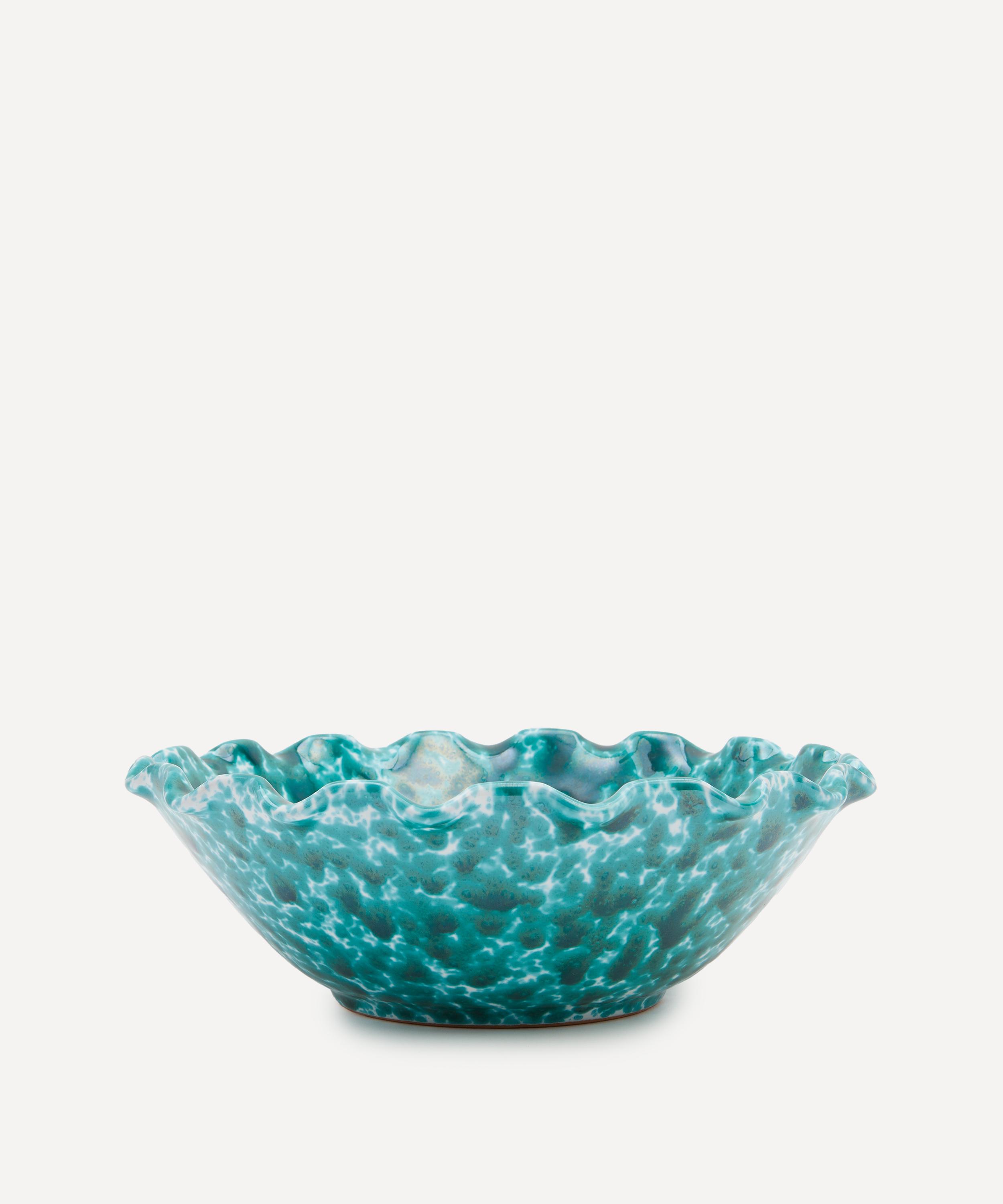 Sisterhood - Large Wavy Ceramic Bowl image number 0