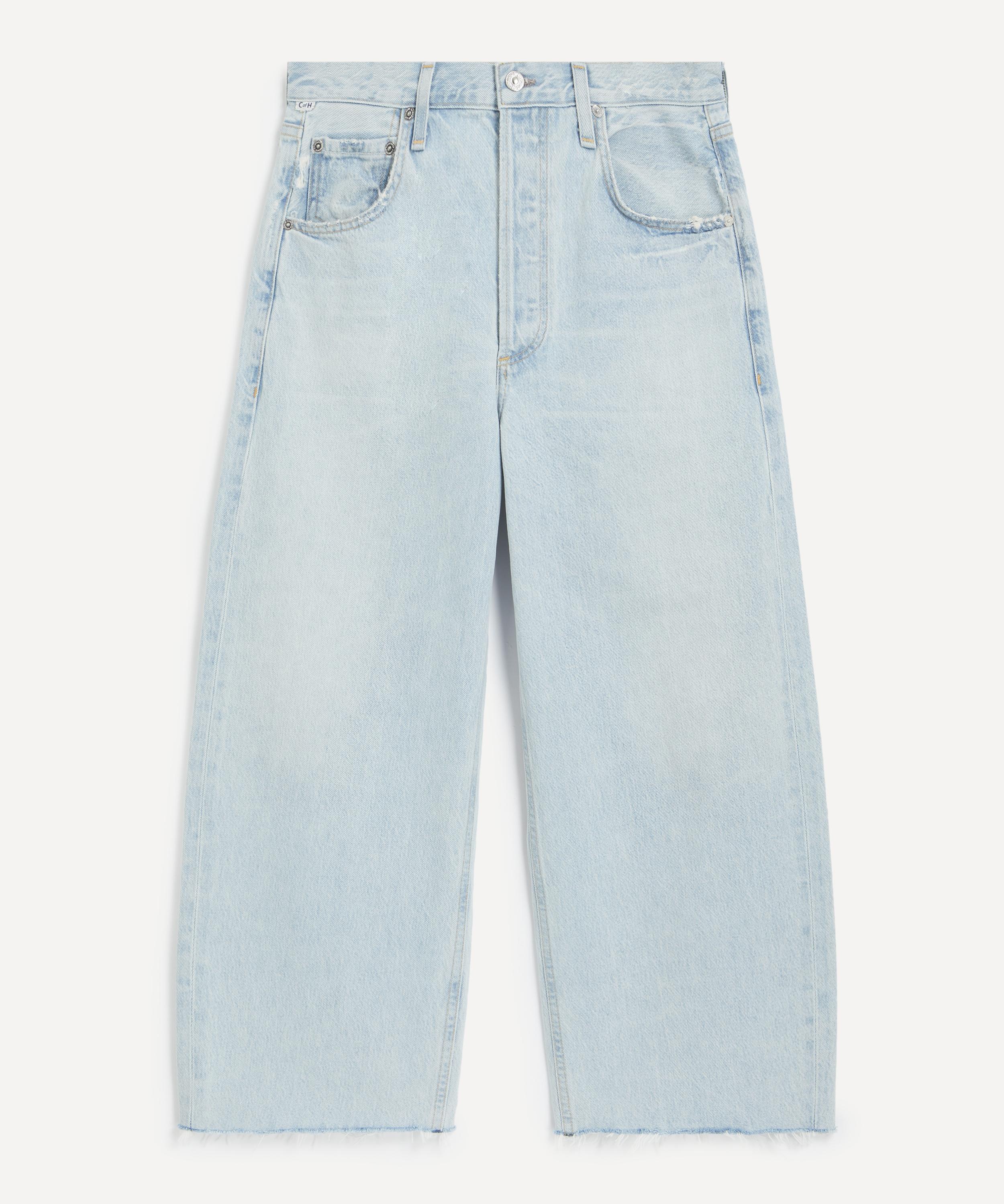 Citizens of Humanity - Ayla Raw Hem Crop Jeans in Sailor image number 0