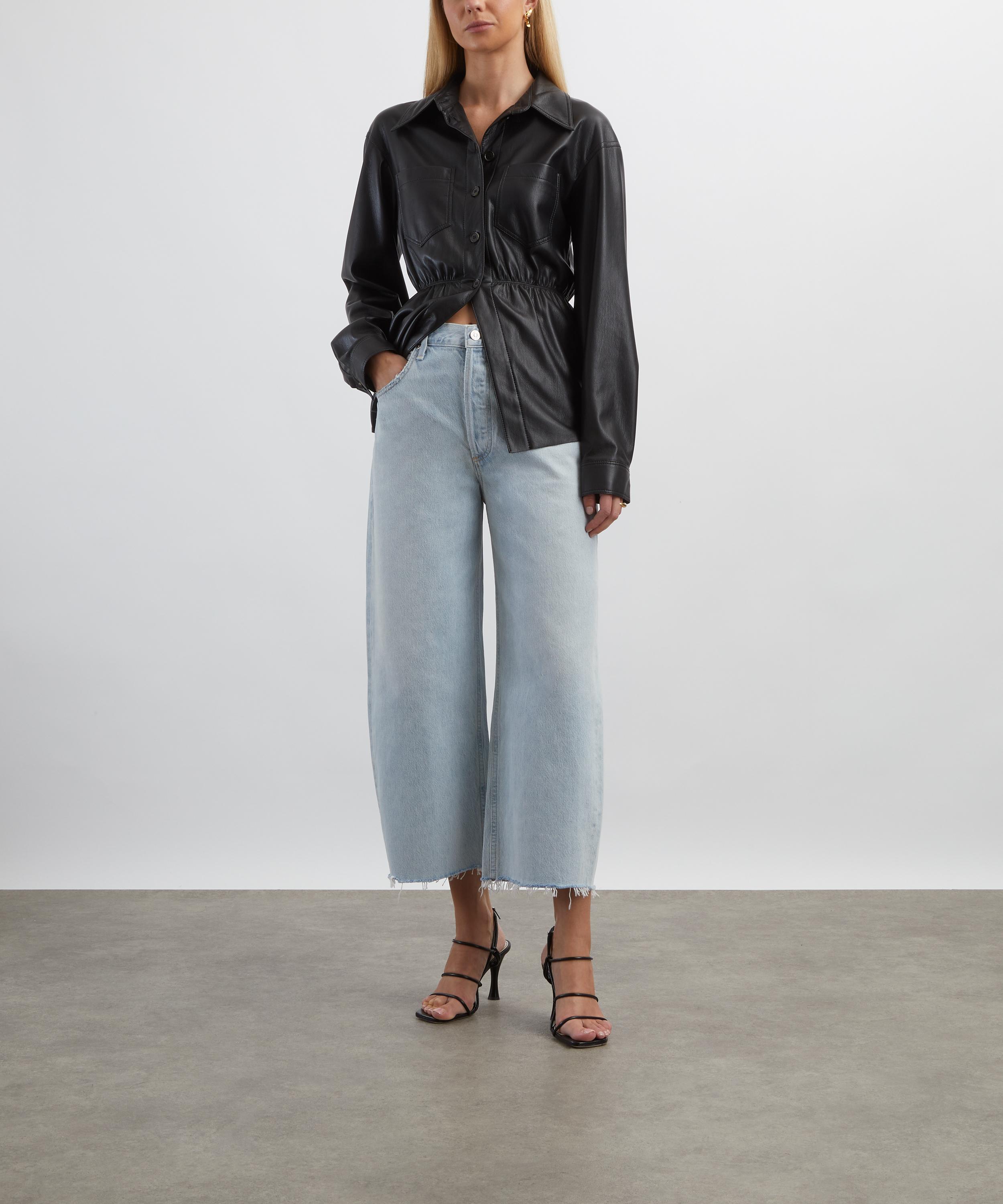 Citizens of Humanity - Ayla Raw Hem Crop Jeans in Sailor image number 1