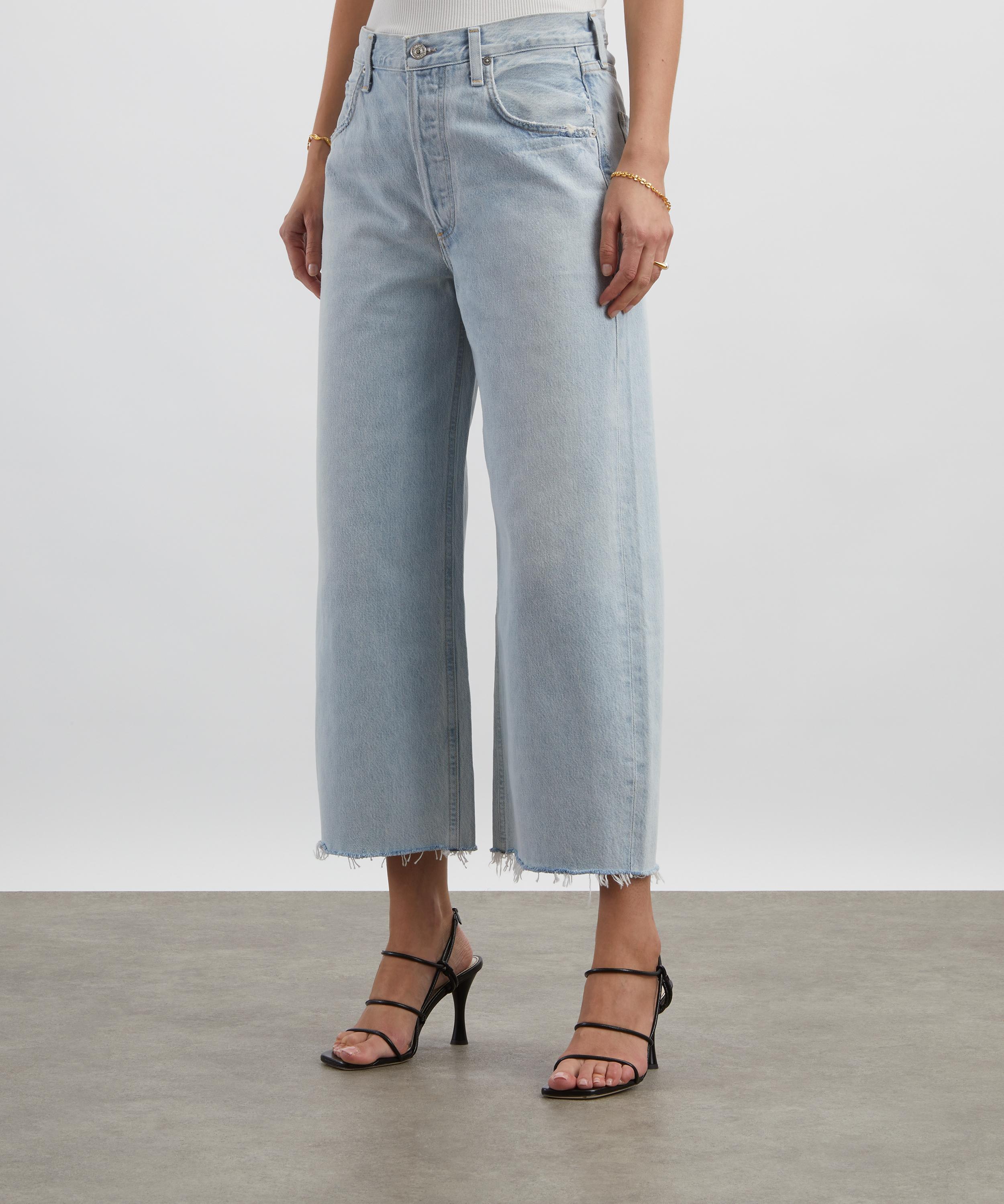 Citizens of Humanity - Ayla Raw Hem Crop Jeans in Sailor image number 2