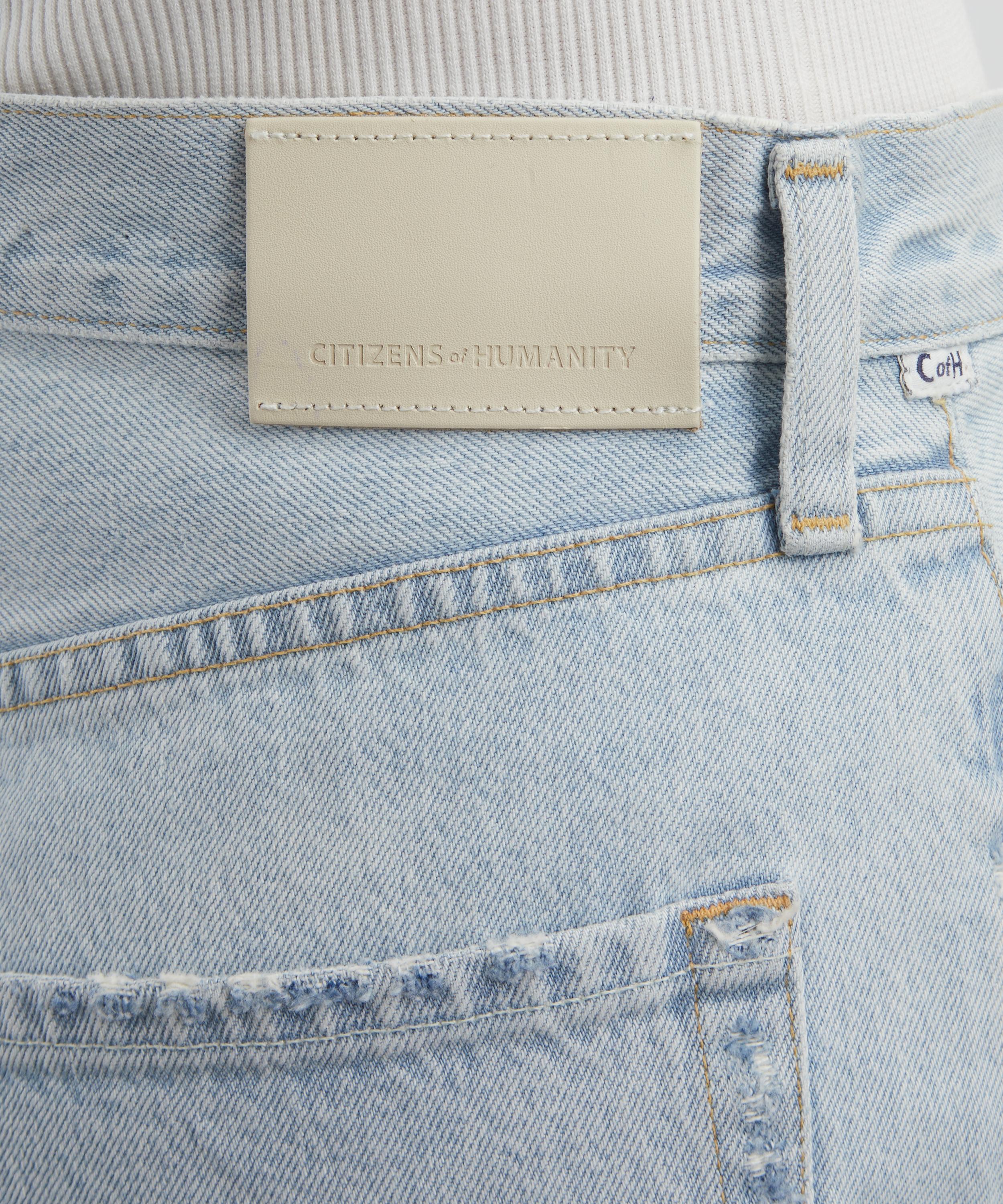 Citizens of Humanity - Ayla Raw Hem Crop Jeans in Sailor image number 4