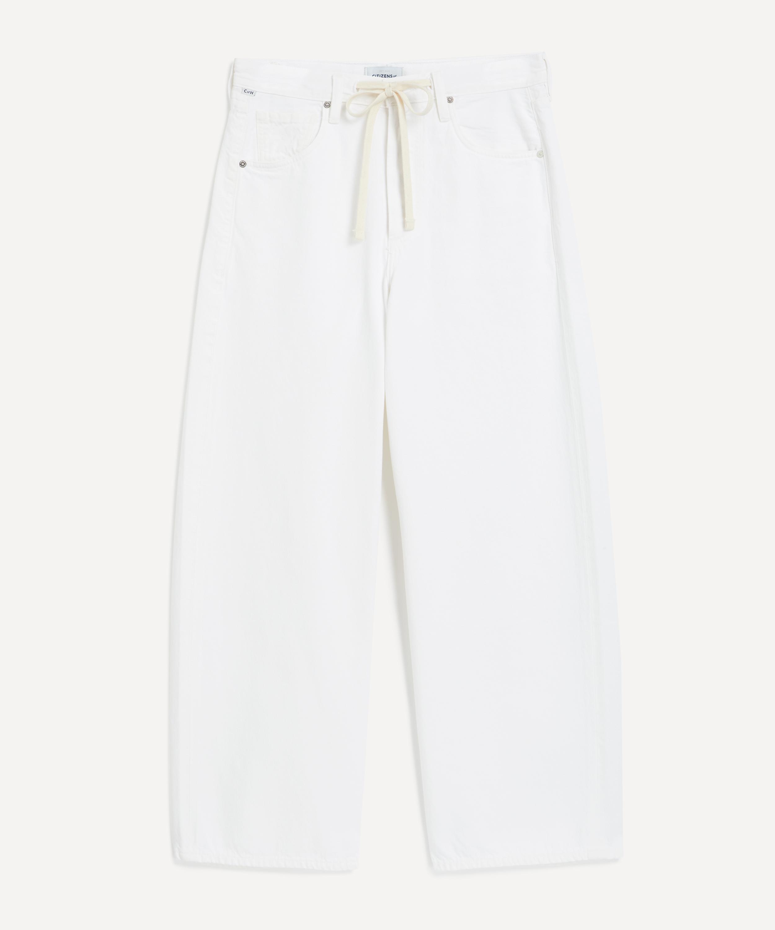 Citizens of Humanity - Brynn Drawstring Denim Trousers in Tulip image number 0