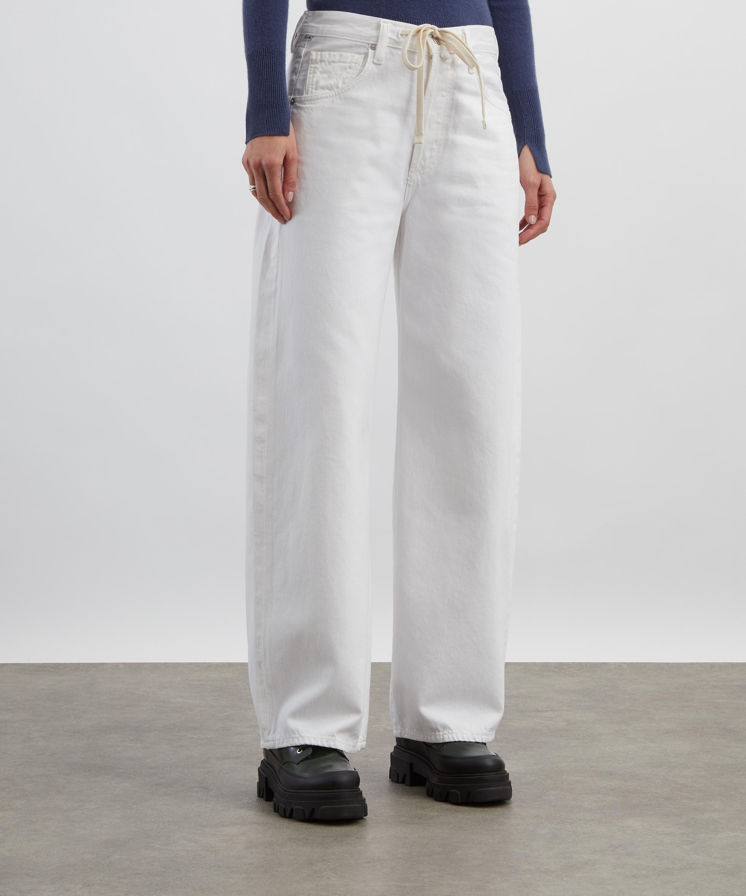 Citizens of Humanity - Brynn Drawstring Denim Trousers in Tulip image number 2
