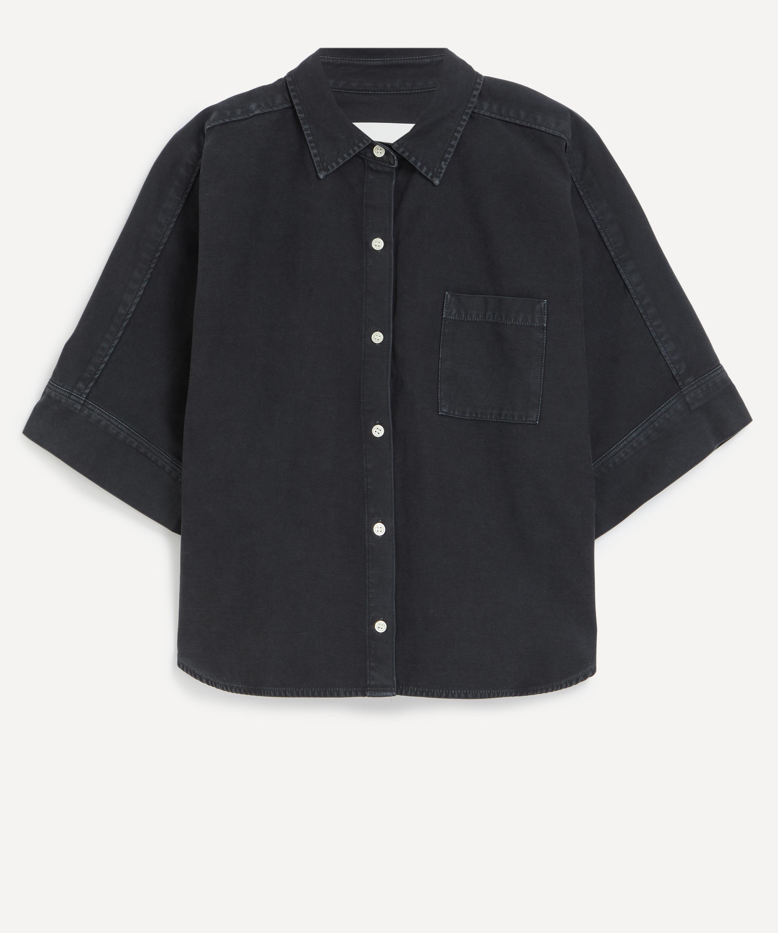 Citizens of Humanity - Claire Origami Washed Black Shirt  image number 0