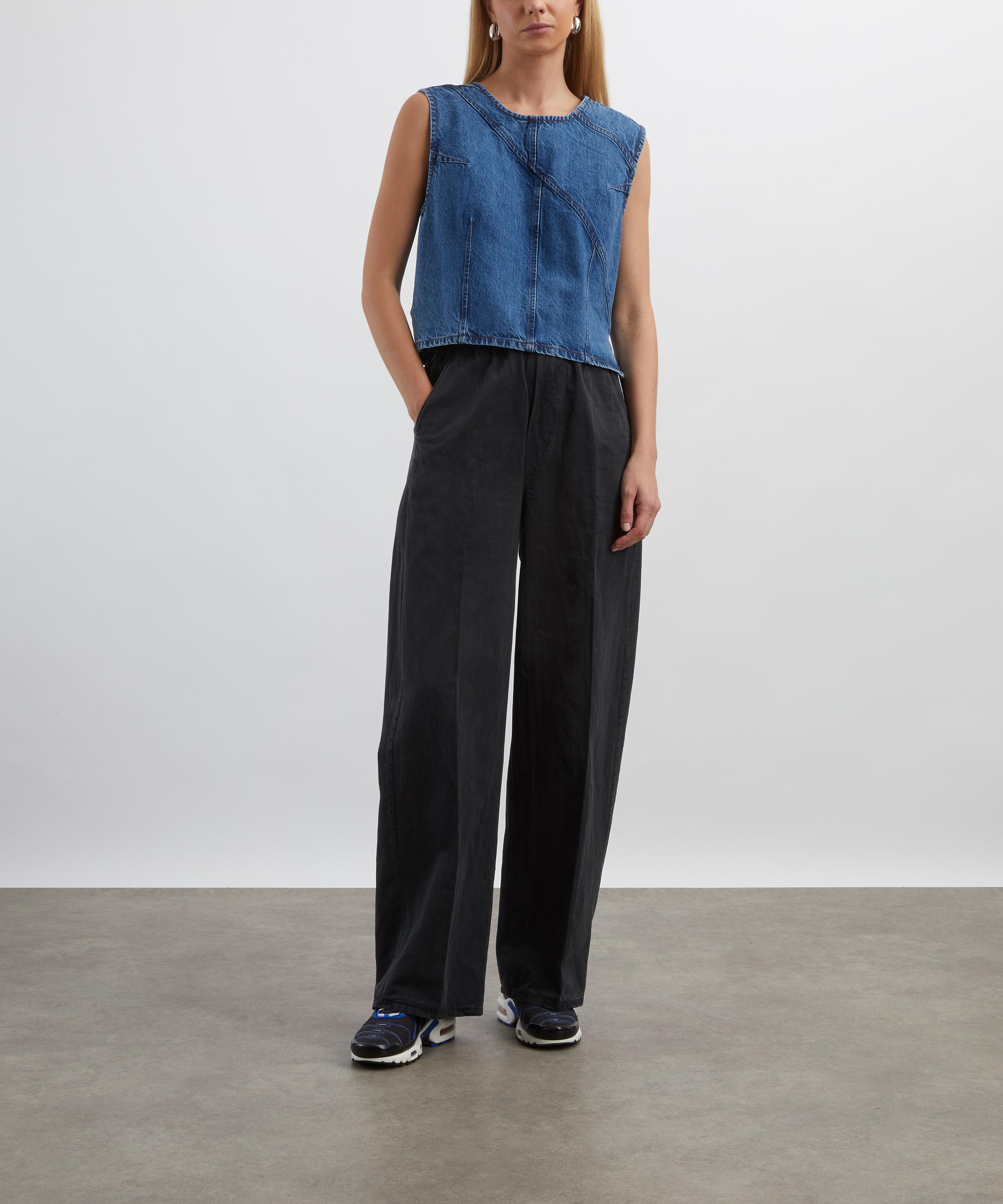 Citizens of Humanity - Aurora Pull-On Trousers in Washed Black image number 1