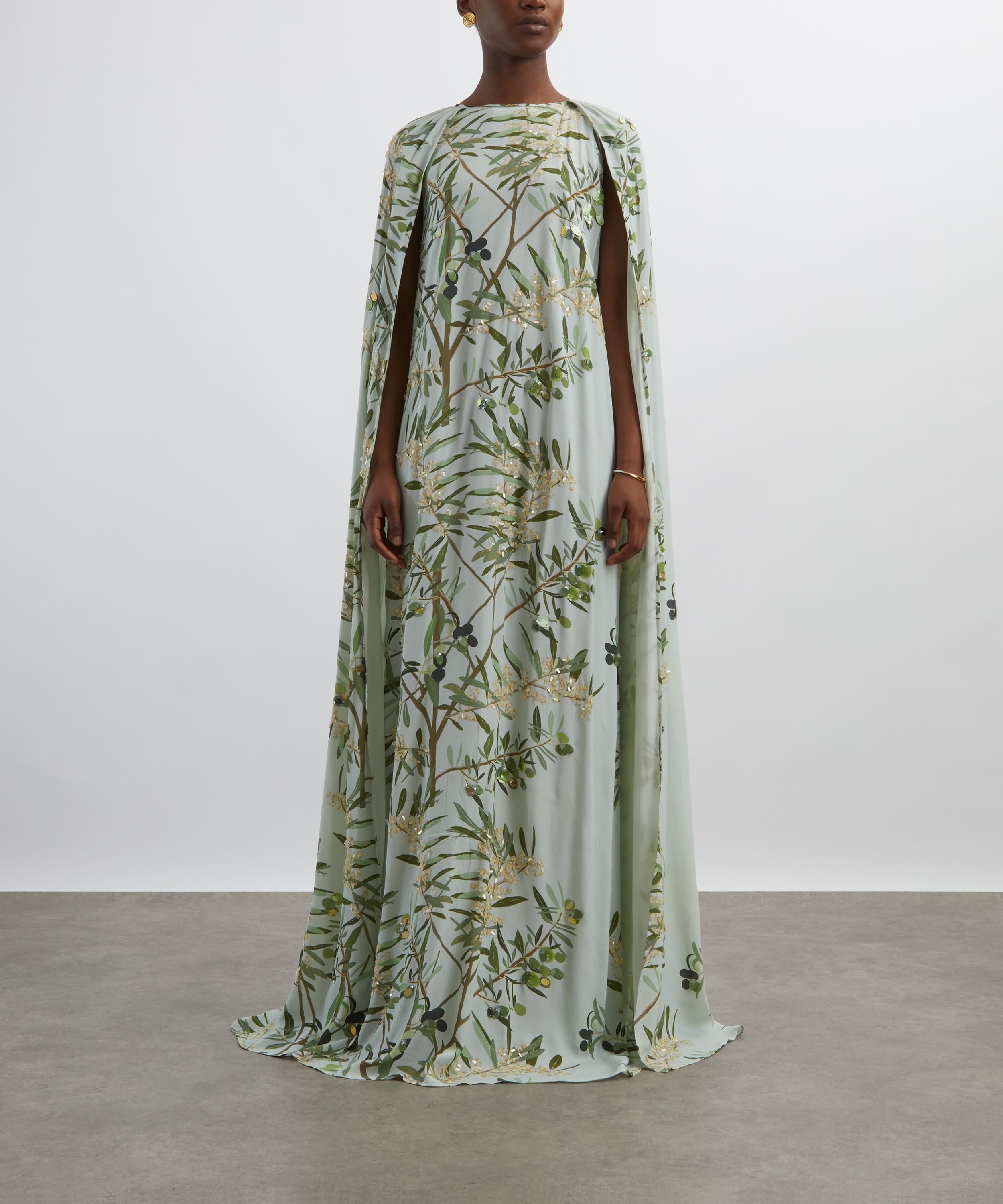 Bernadette - Olive Tree Minnie Embroidered Dress image number 1