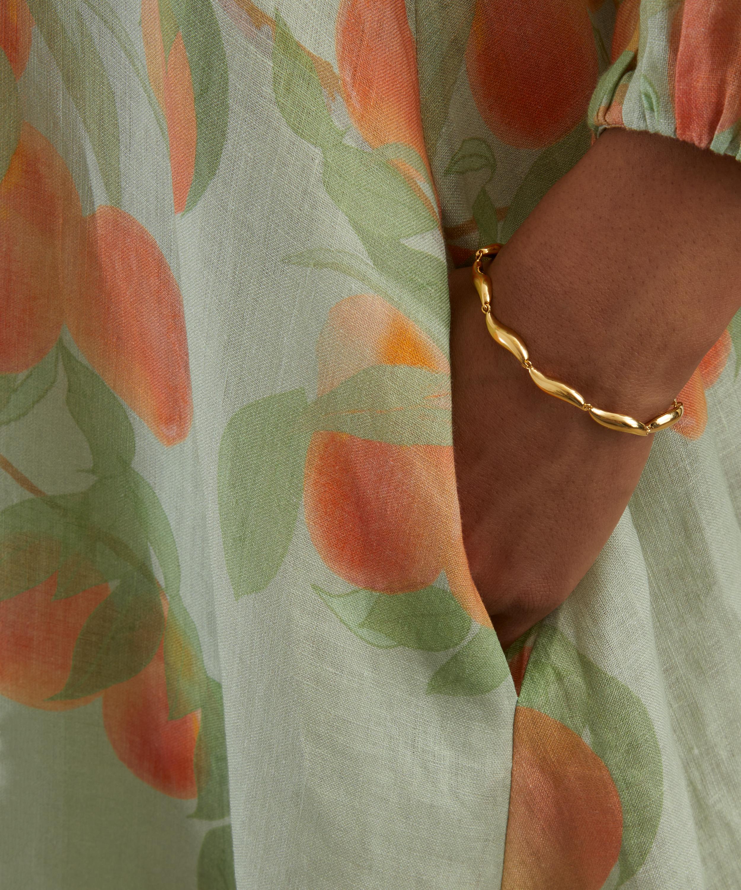 Bernadette - Georgette Peach Tree Maxi Dress image number 4