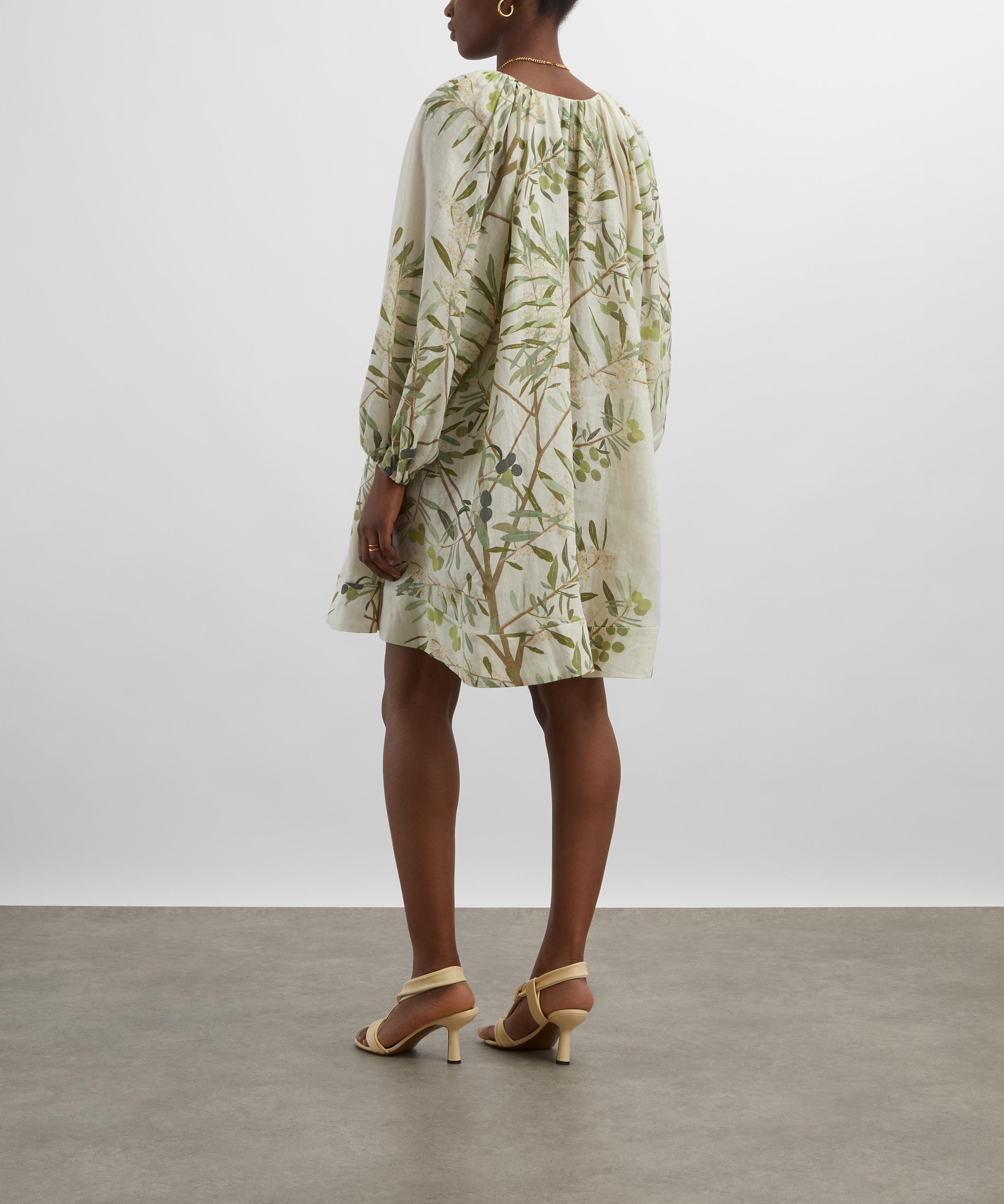 Bernadette - Olive Tree Short Georgette Dress image number 3