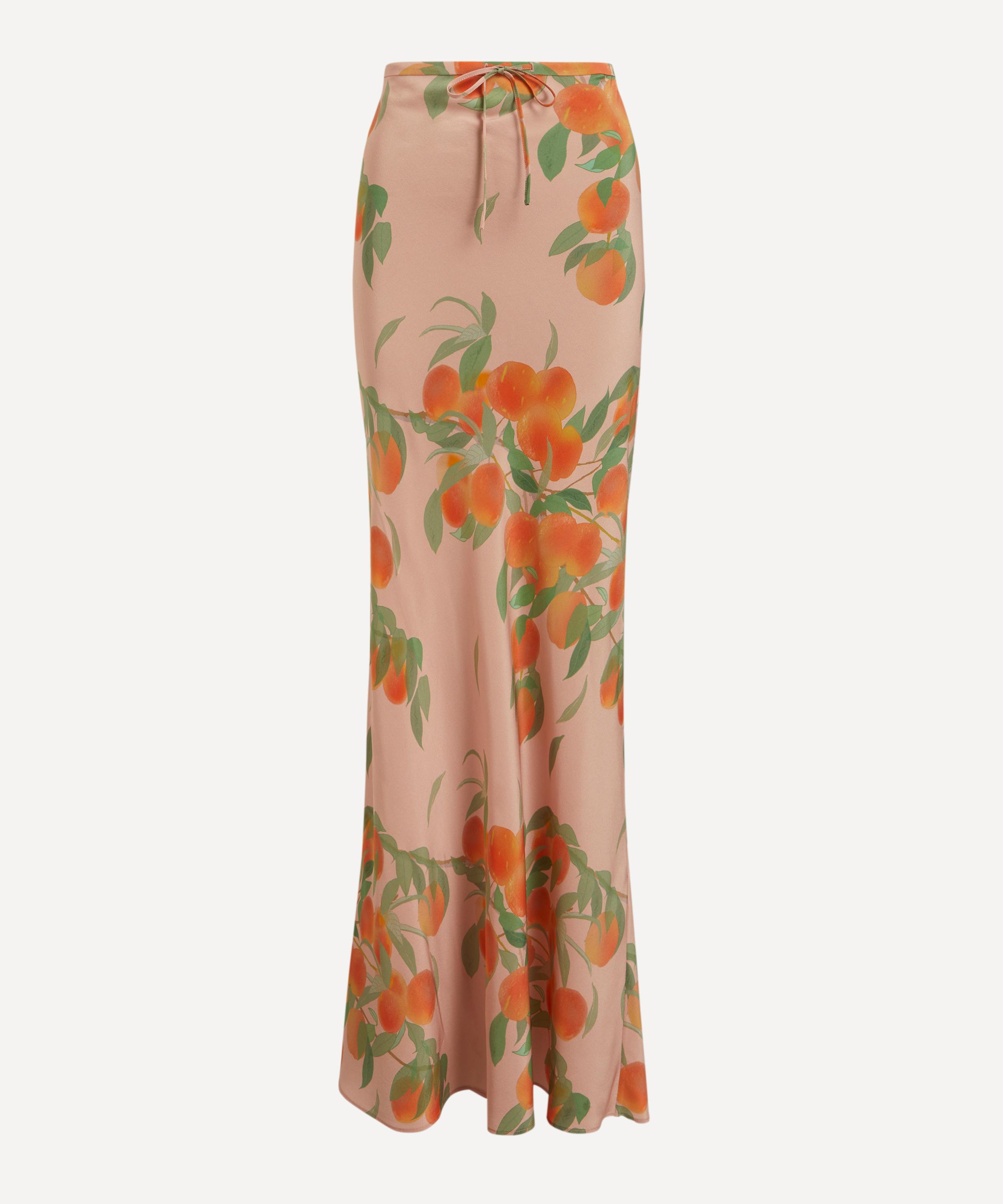 Bernadette - Peachtree Emily Silk Maxi Skirt