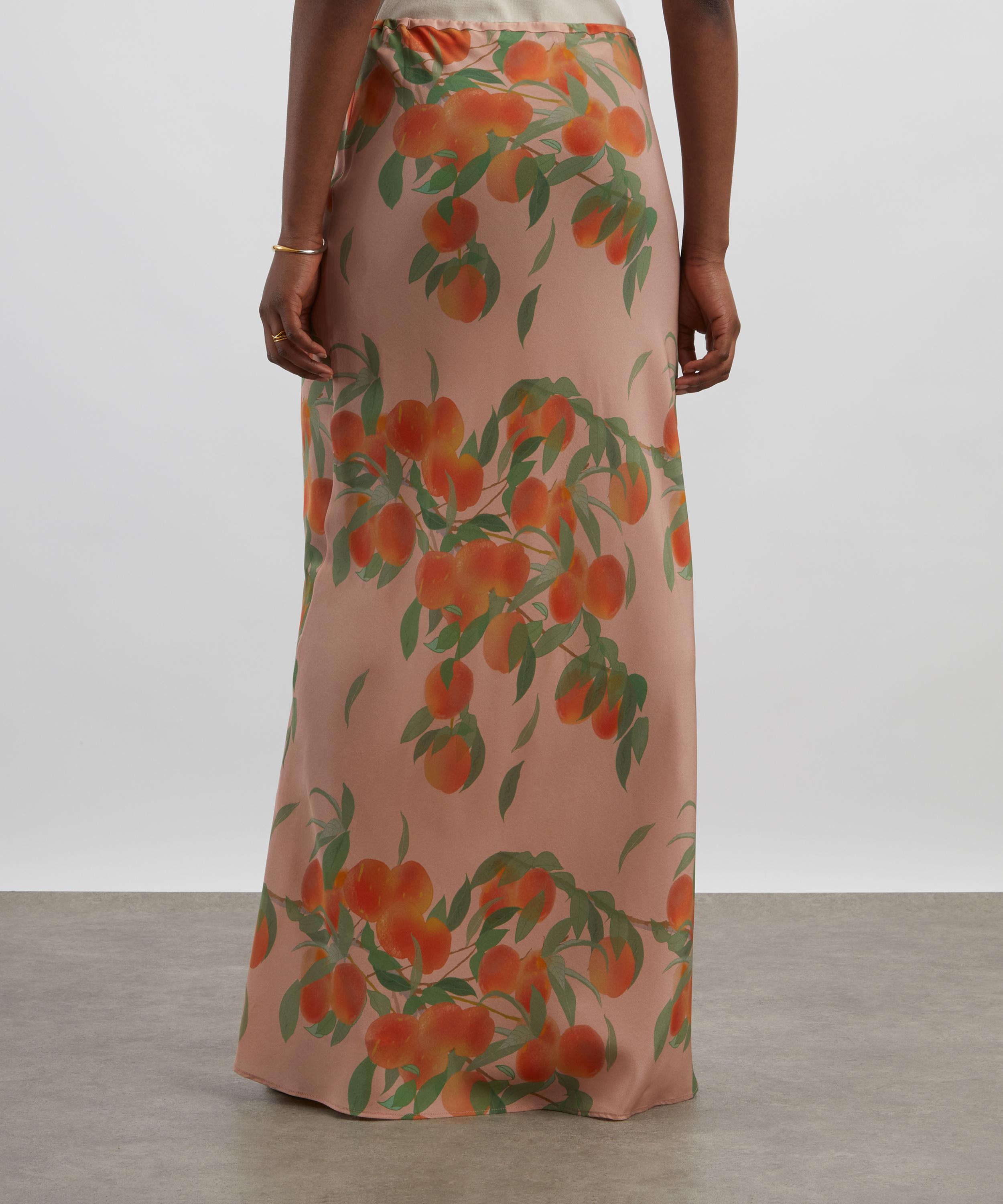 Bernadette - Peachtree Emily Silk Maxi Skirt image number 3