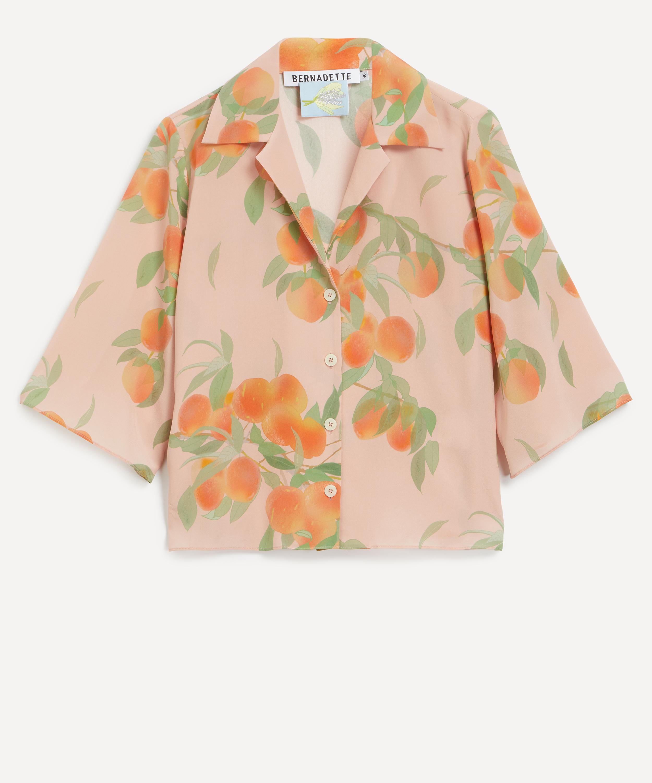 Bernadette - Peachtree Petit Beurre Silk Shirt