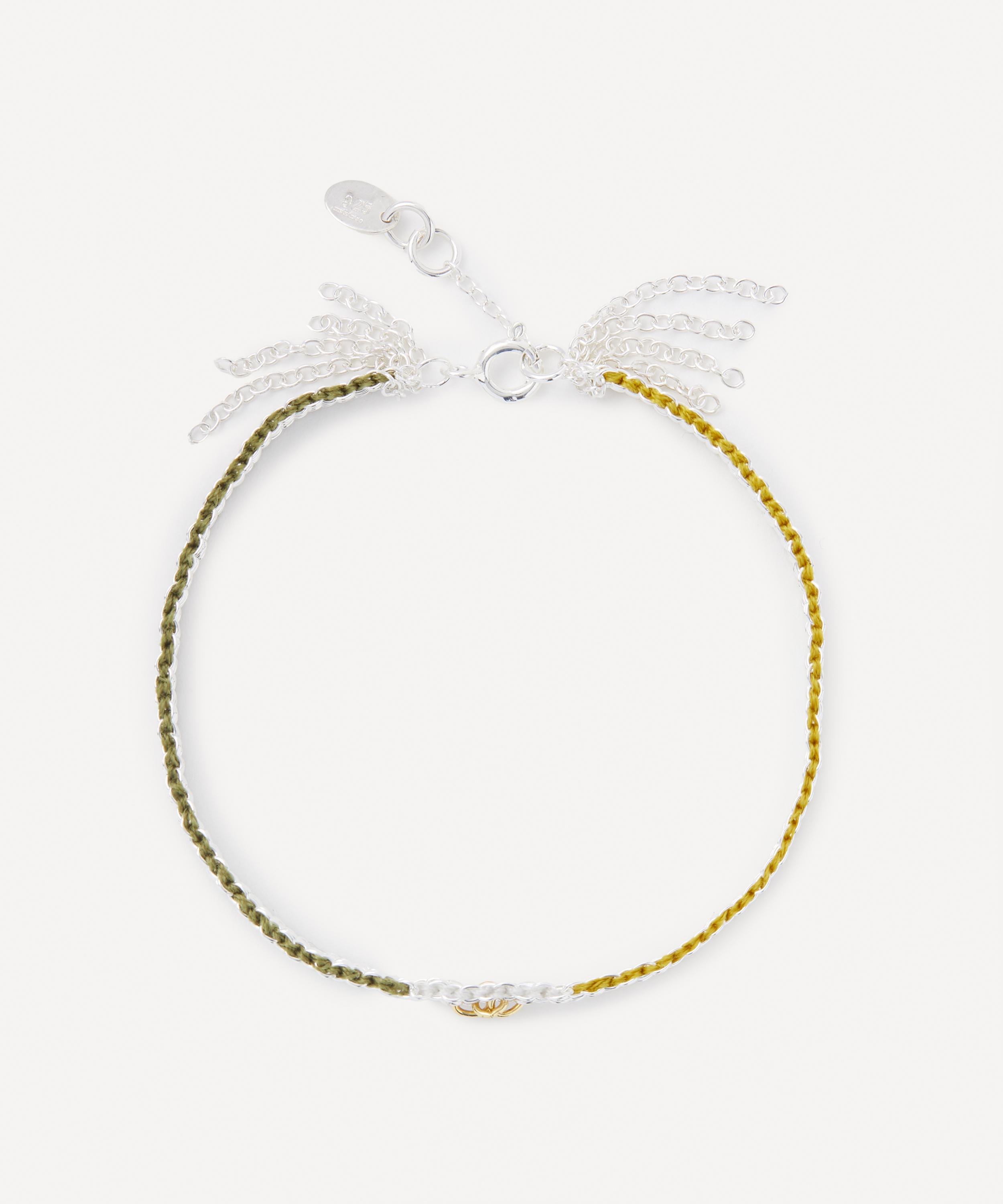 Stephanie Schneider - Mixed Metal Olive Thin Chain Bracelet