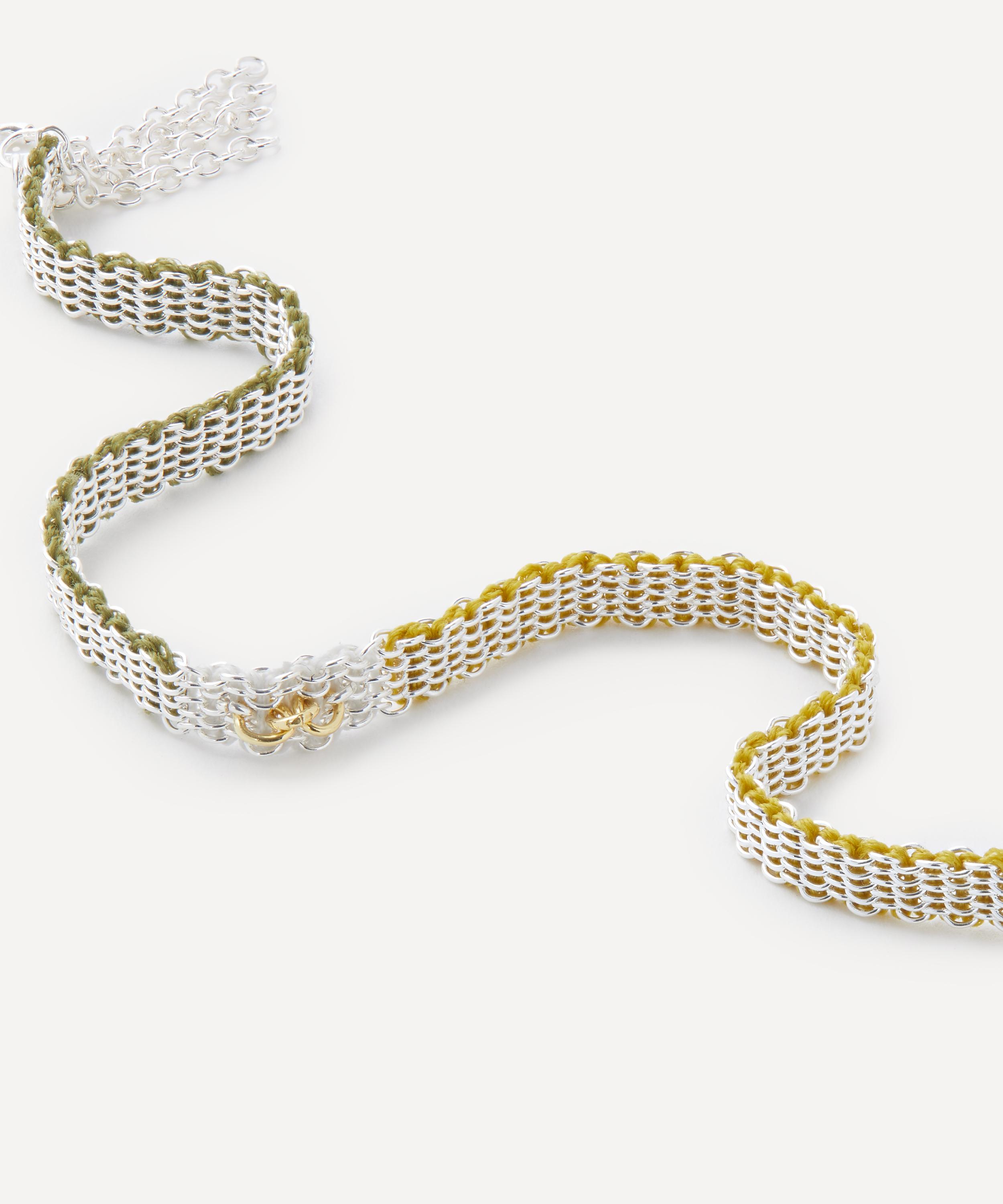 Stephanie Schneider - Mixed Metal Olive Thin Chain Bracelet image number 1