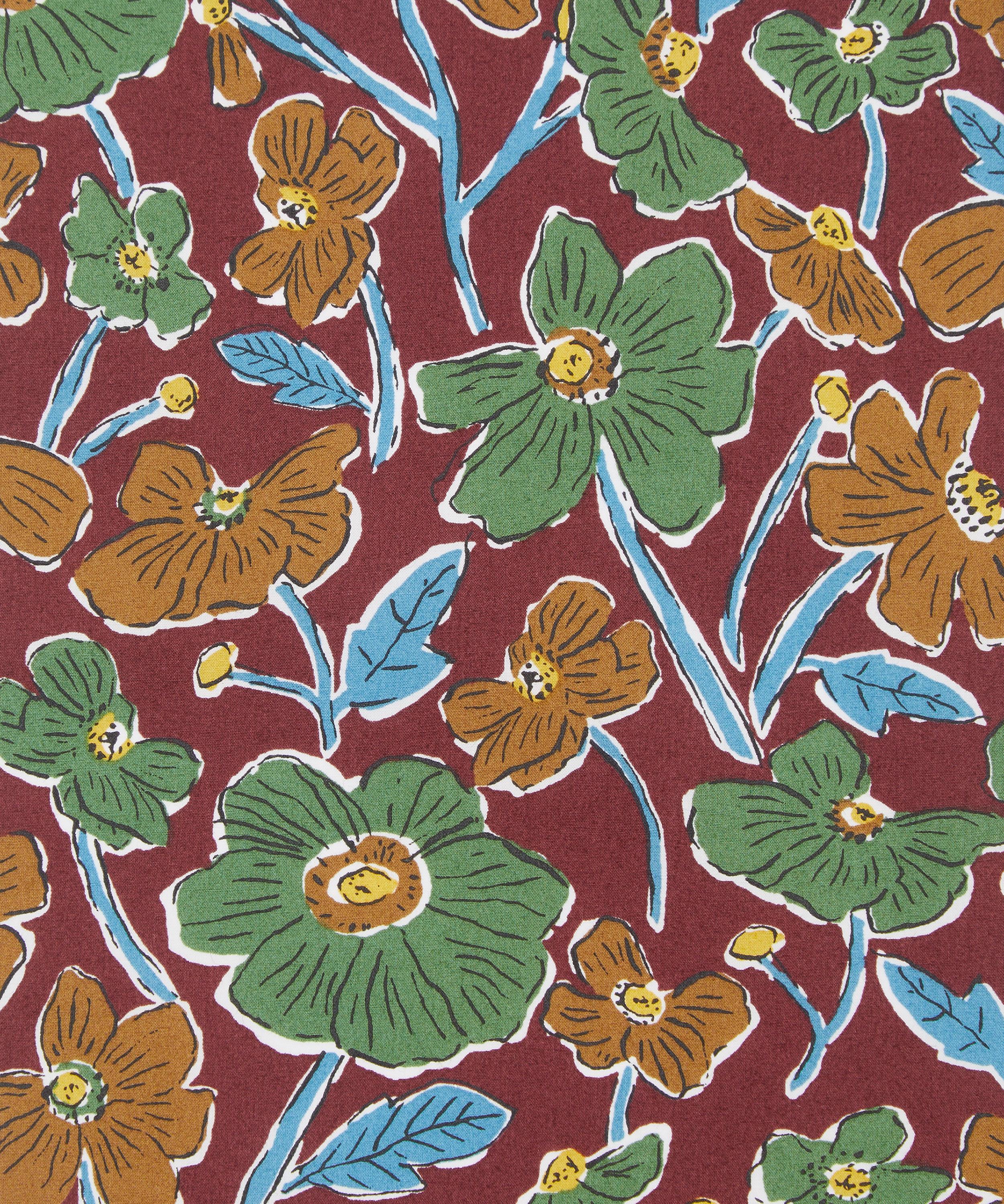 Liberty Fabrics - Louies Poppies Cotton Poplin image number 0