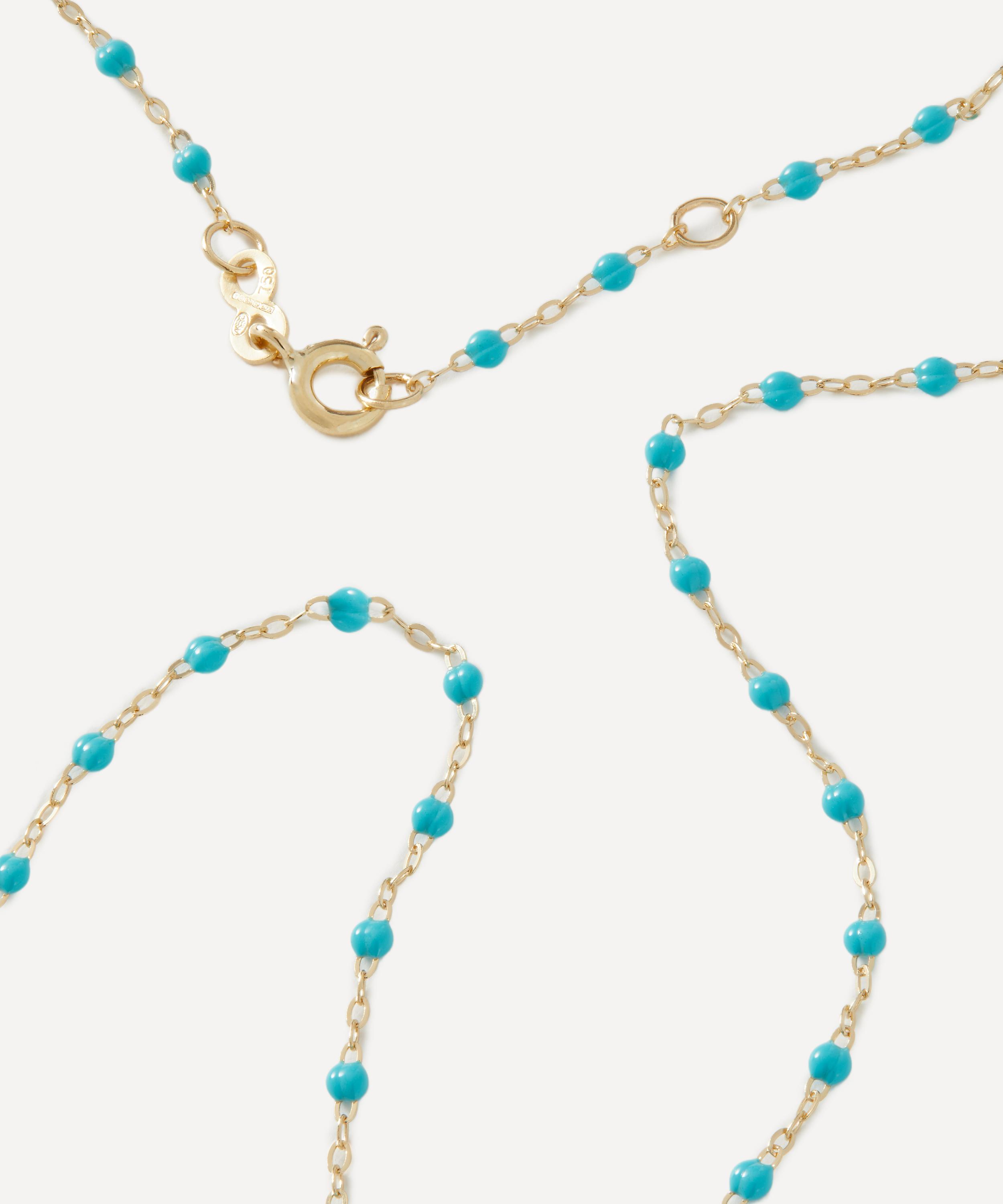 Gigi Clozeau - 18ct Gold Classic Gigi Resin Bead Necklace image number 1