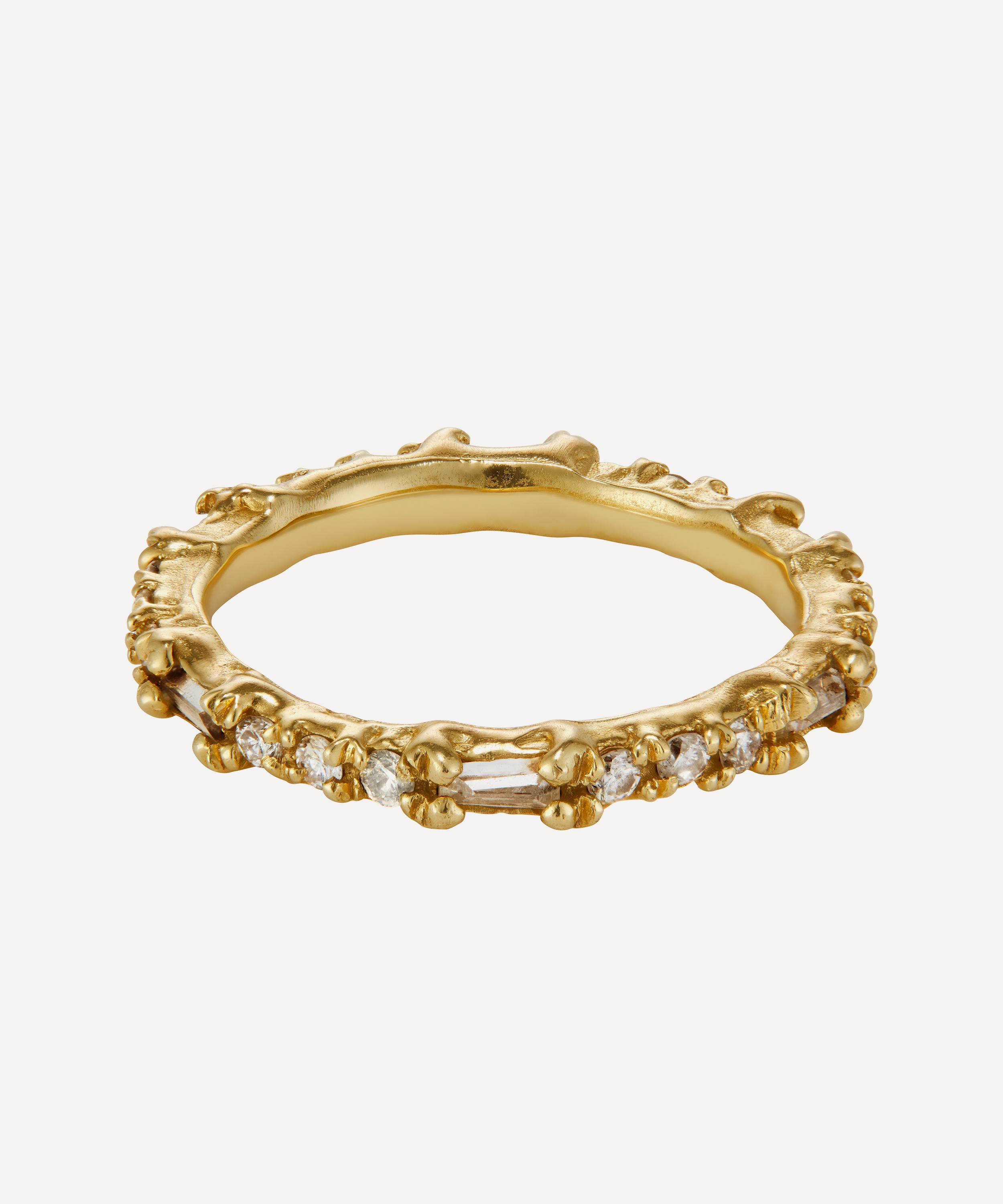 Ellis Mhairi Cameron - 14ct Gold Armach Diamond Eternity Ring image number 0