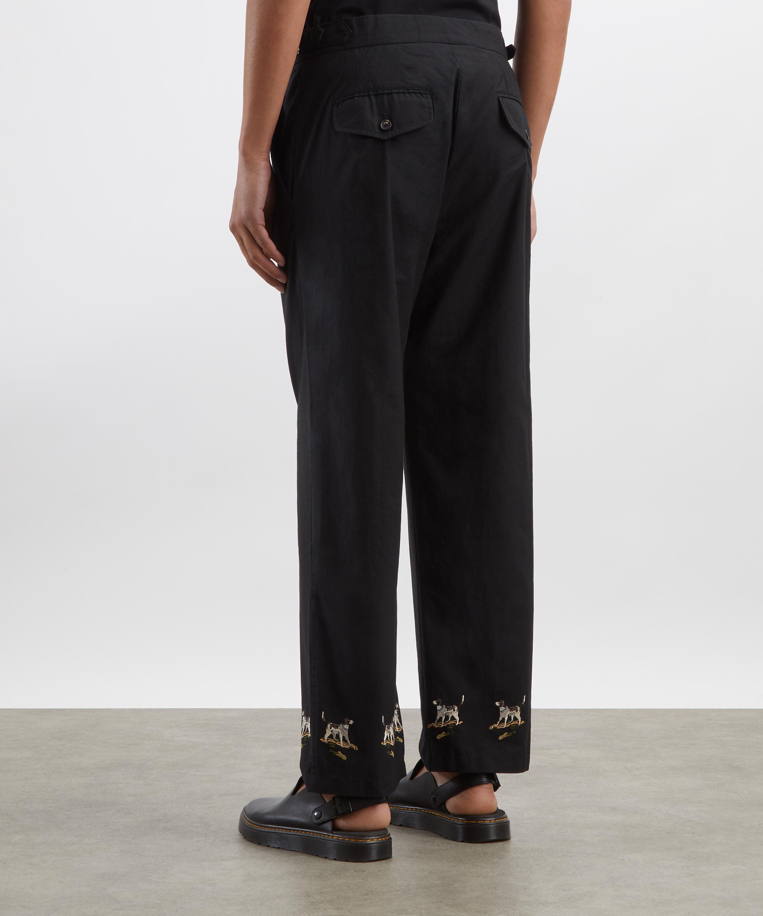 Bode - Pointer Side-Panel Chino Trousers image number 3