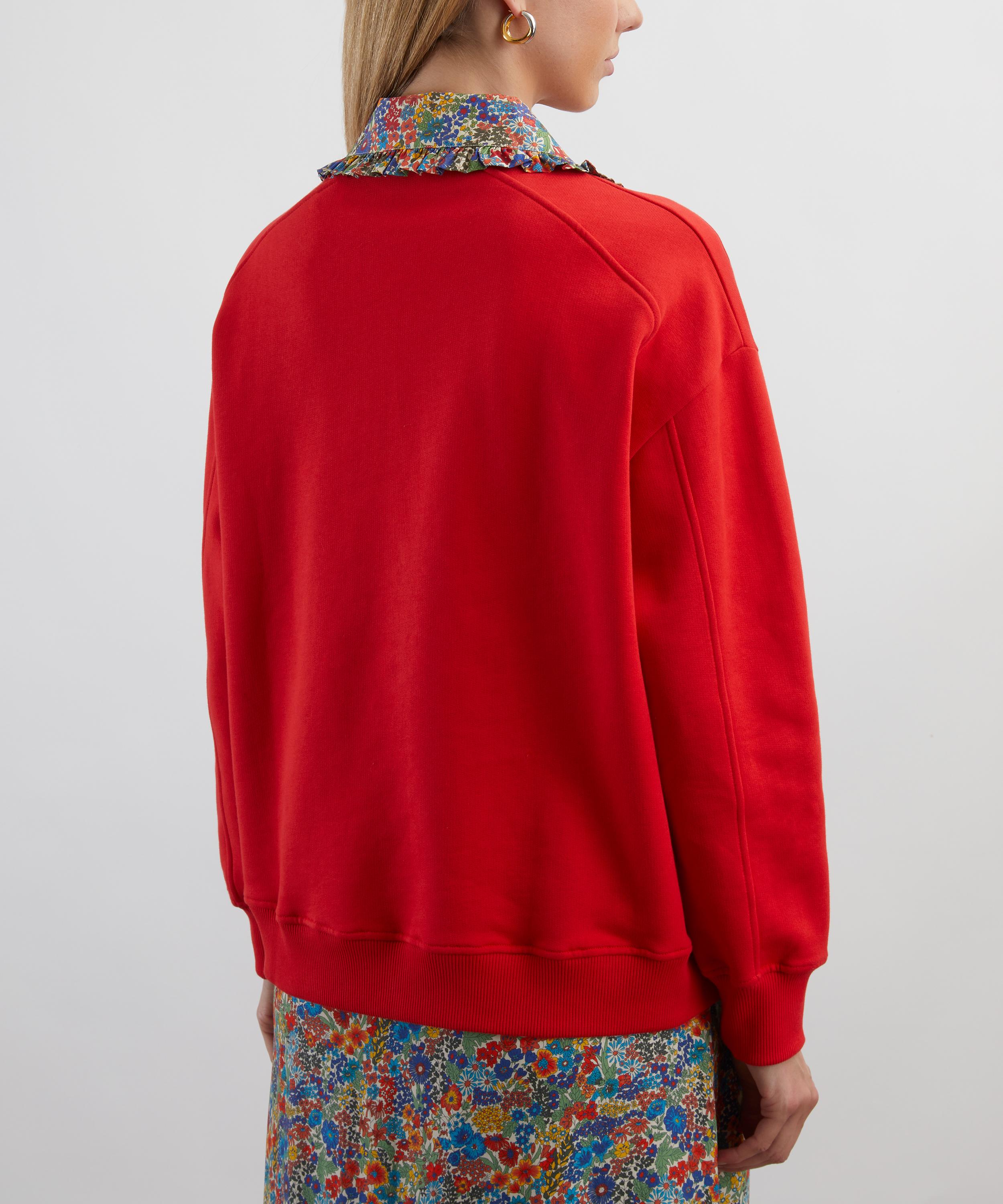Balzac Paris - Tammy Liberty Print Collared Sweatshirt image number 3