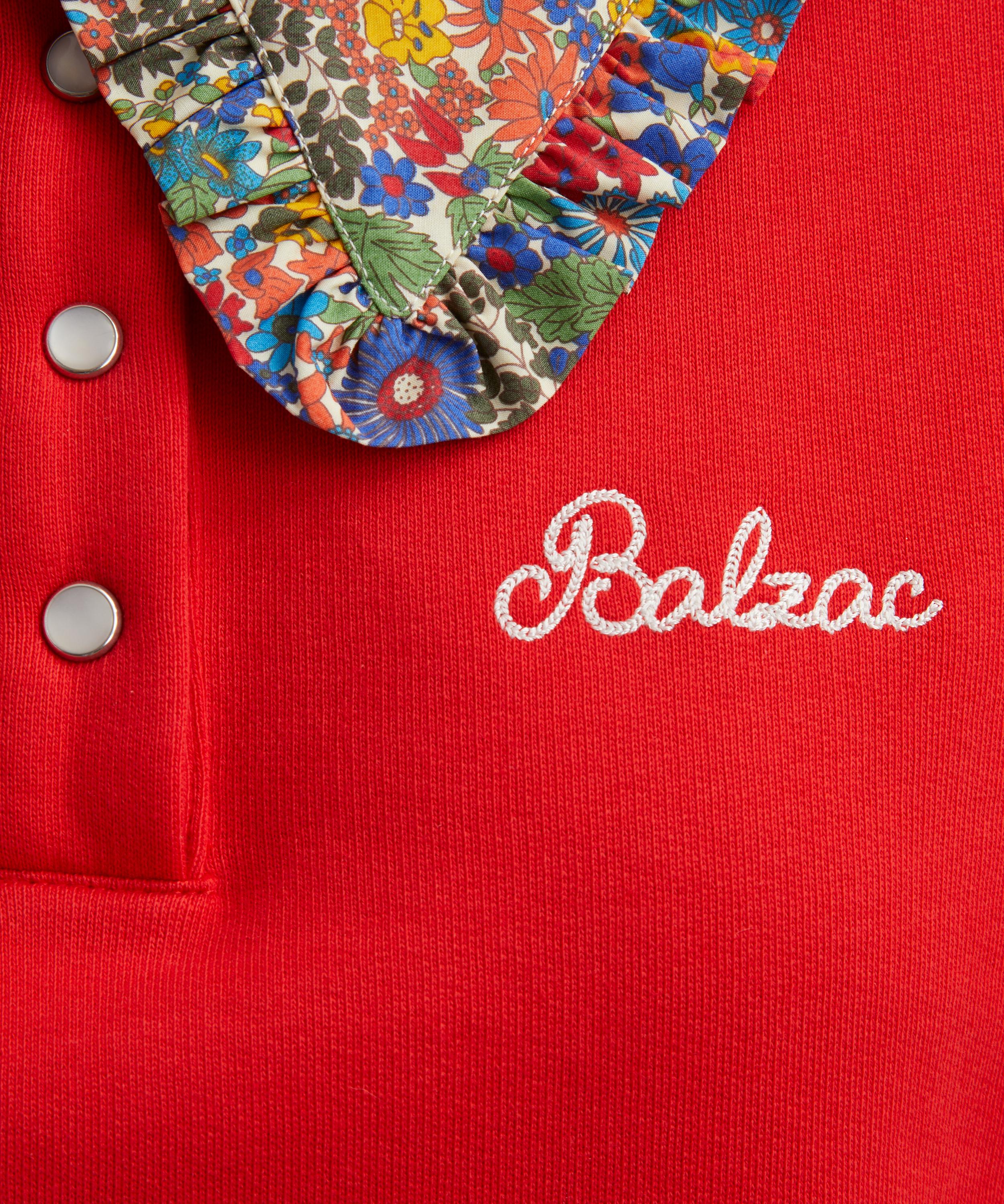 Balzac Paris - Tammy Liberty Print Collared Sweatshirt image number 4