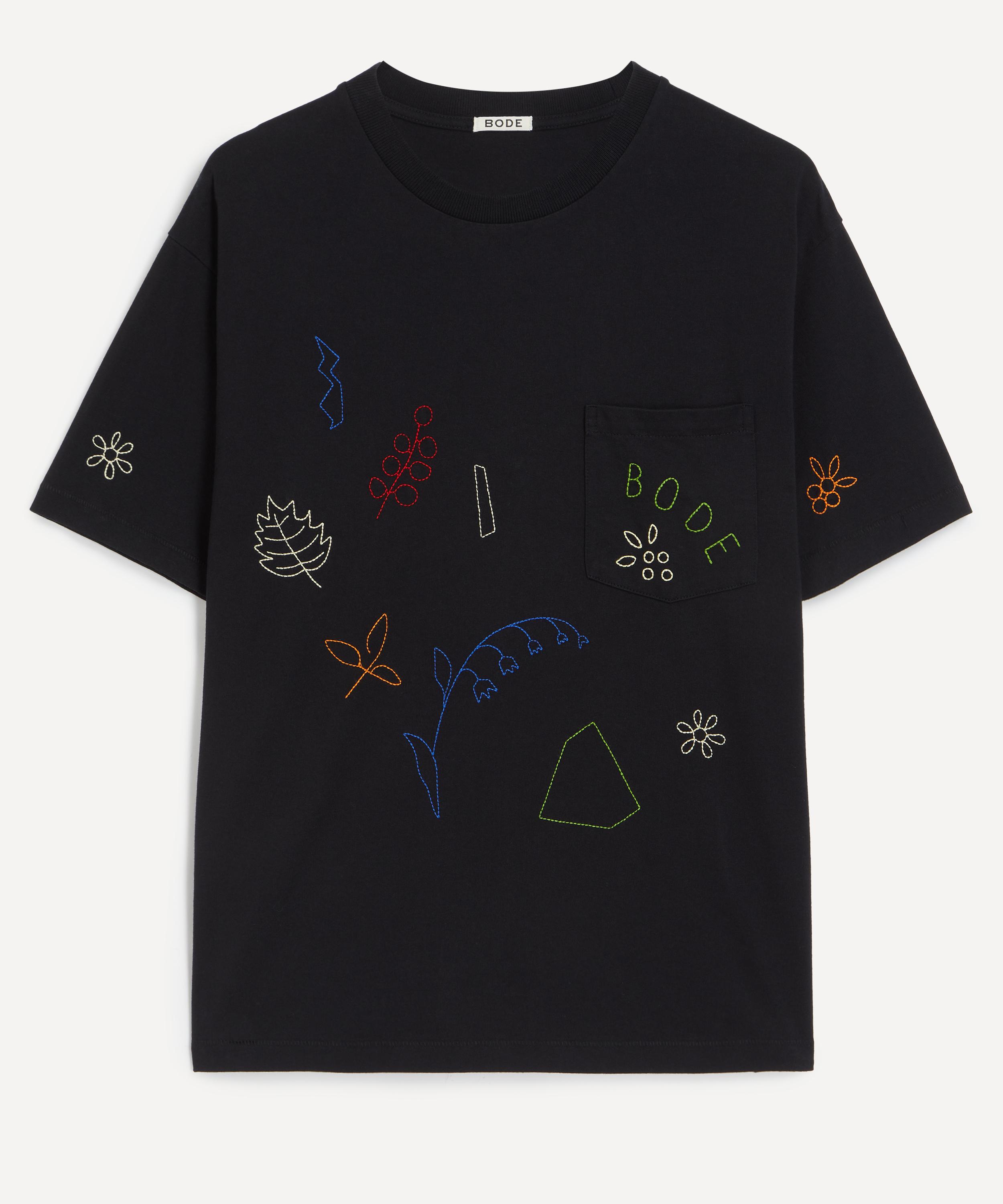 Bode - Embroidered Field Guide T-Shirt