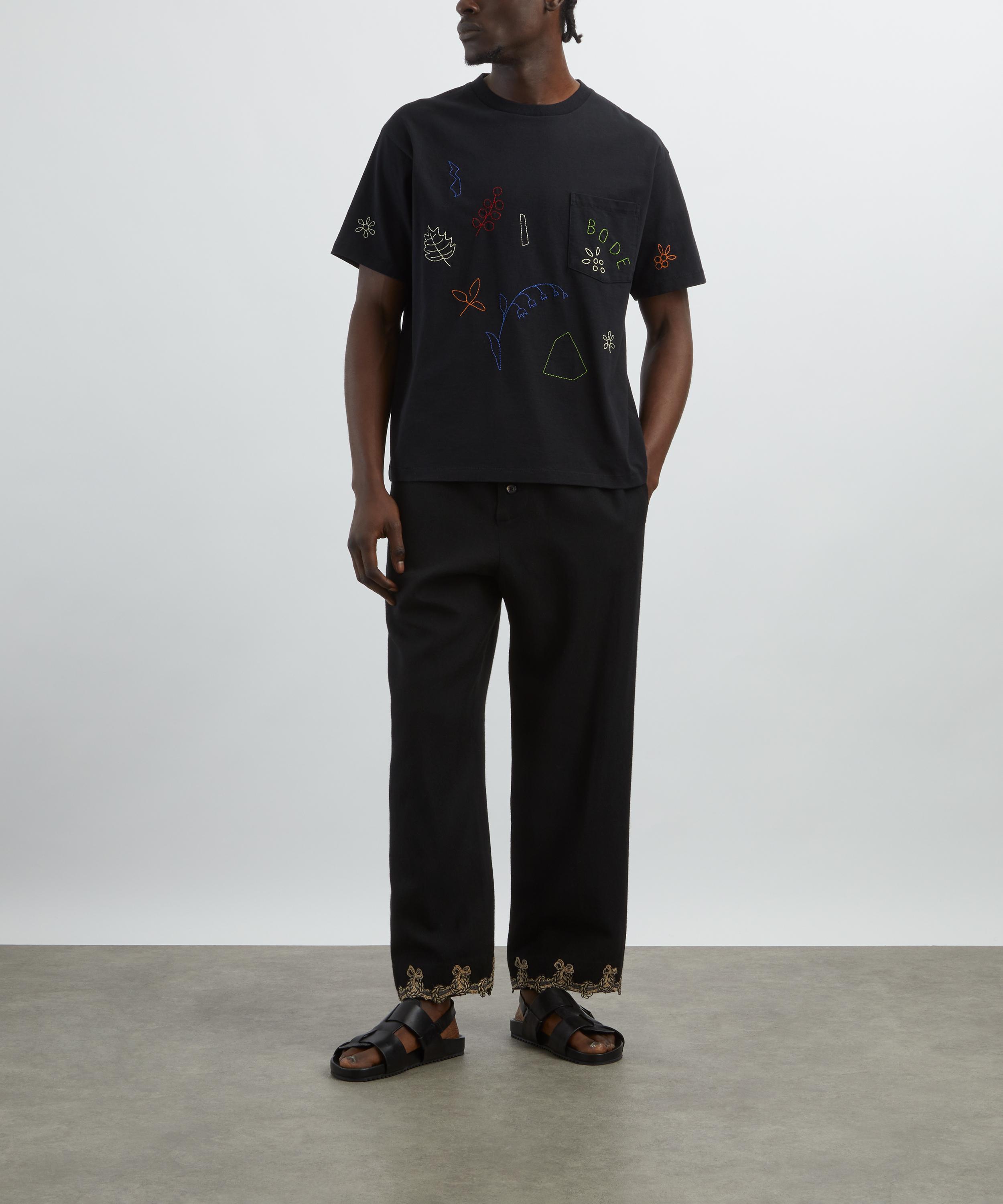 Bode - Embroidered Field Guide T-Shirt image number 1