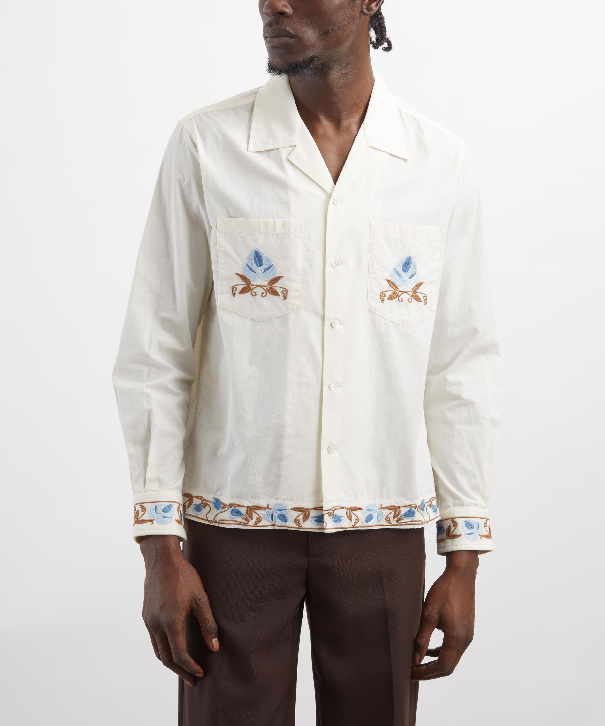 Bode - Nouveau Vine Shirt image number 2