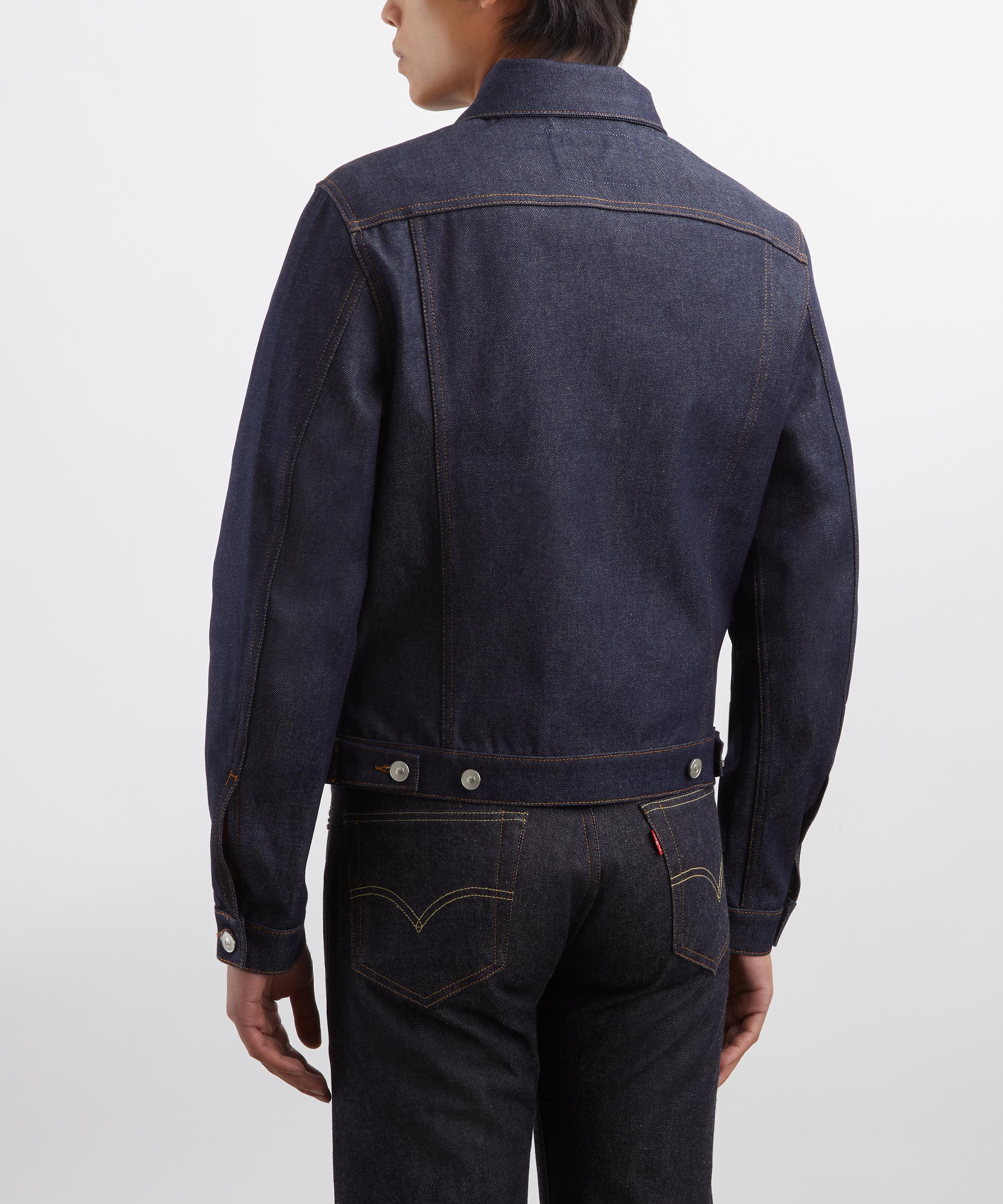 Husbands - Indigo Denim Trucker Jacket image number 3