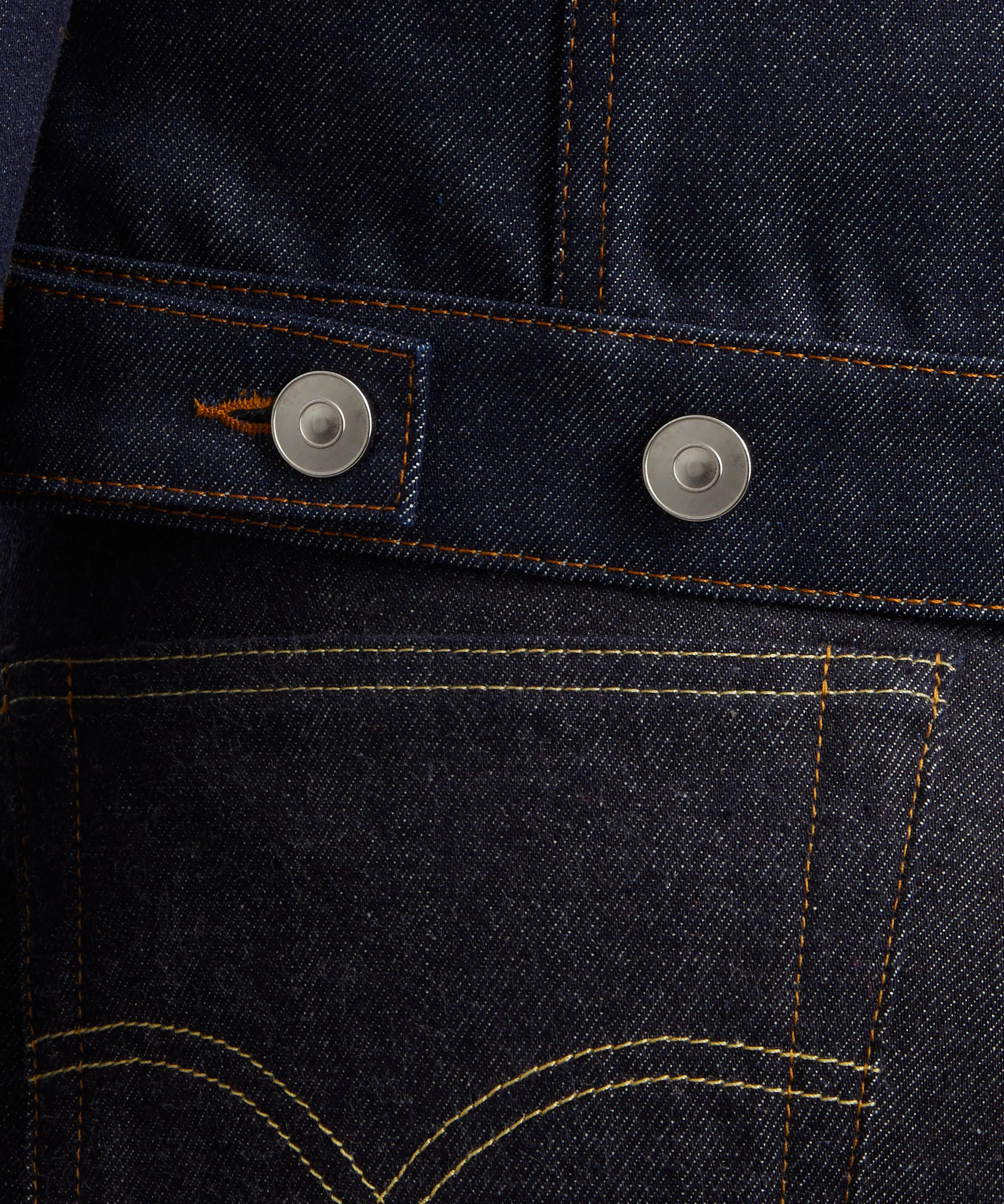 Husbands - Indigo Denim Trucker Jacket image number 4