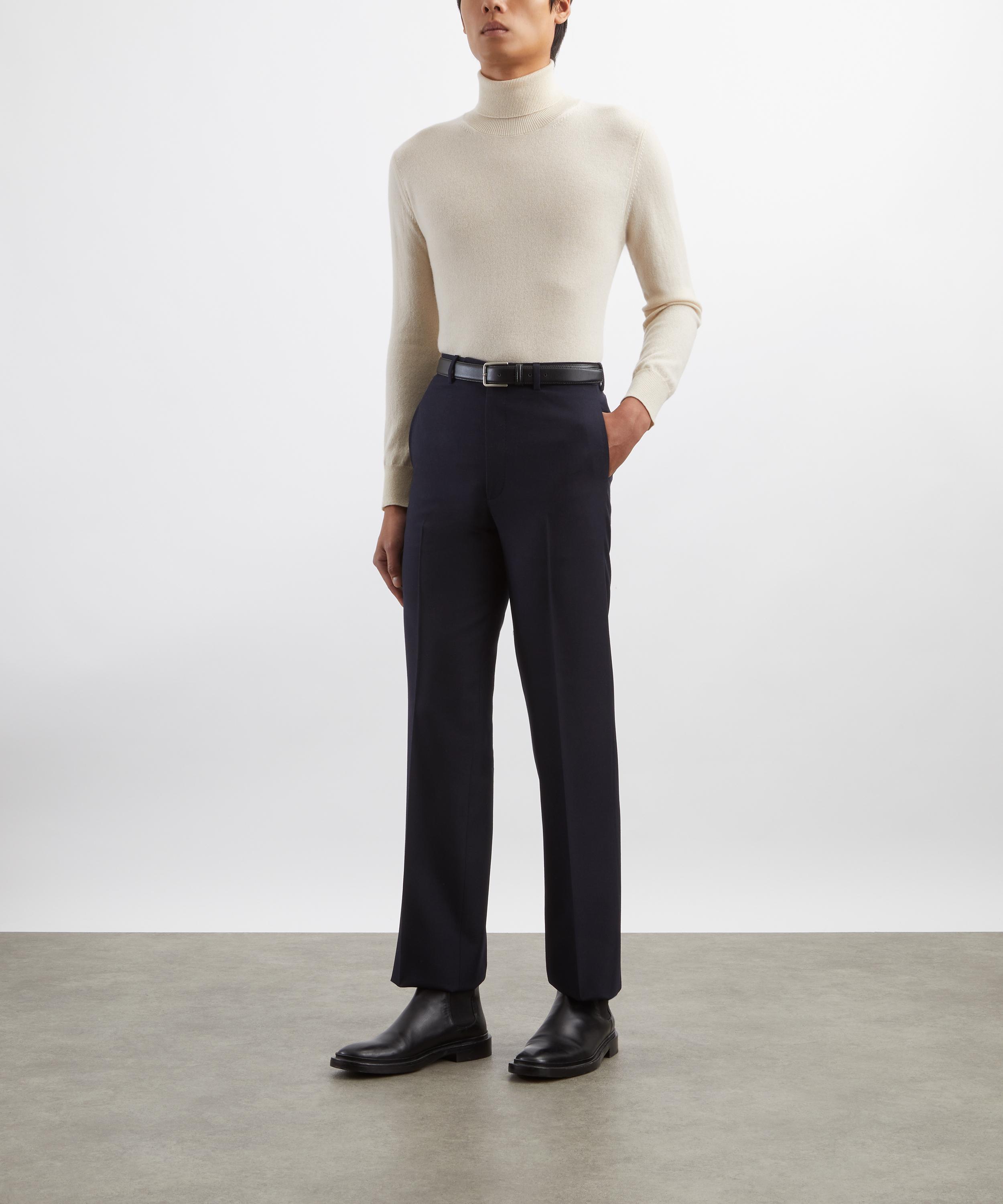 Husbands - Cream Cashmere Turtleneck Jumper image number 1