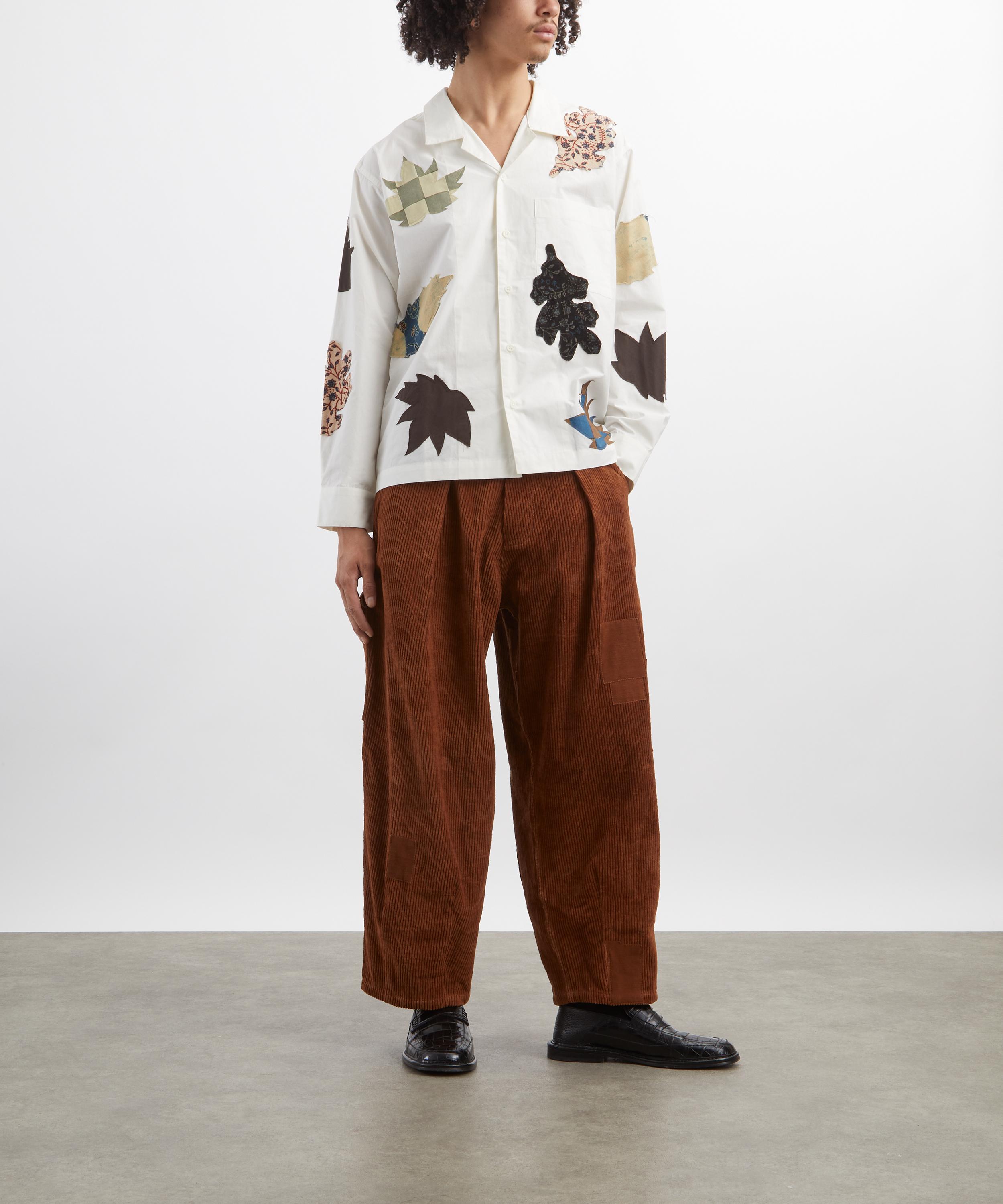 STORY mfg. - Greetings Appliqué Bowling Shirt image number 1