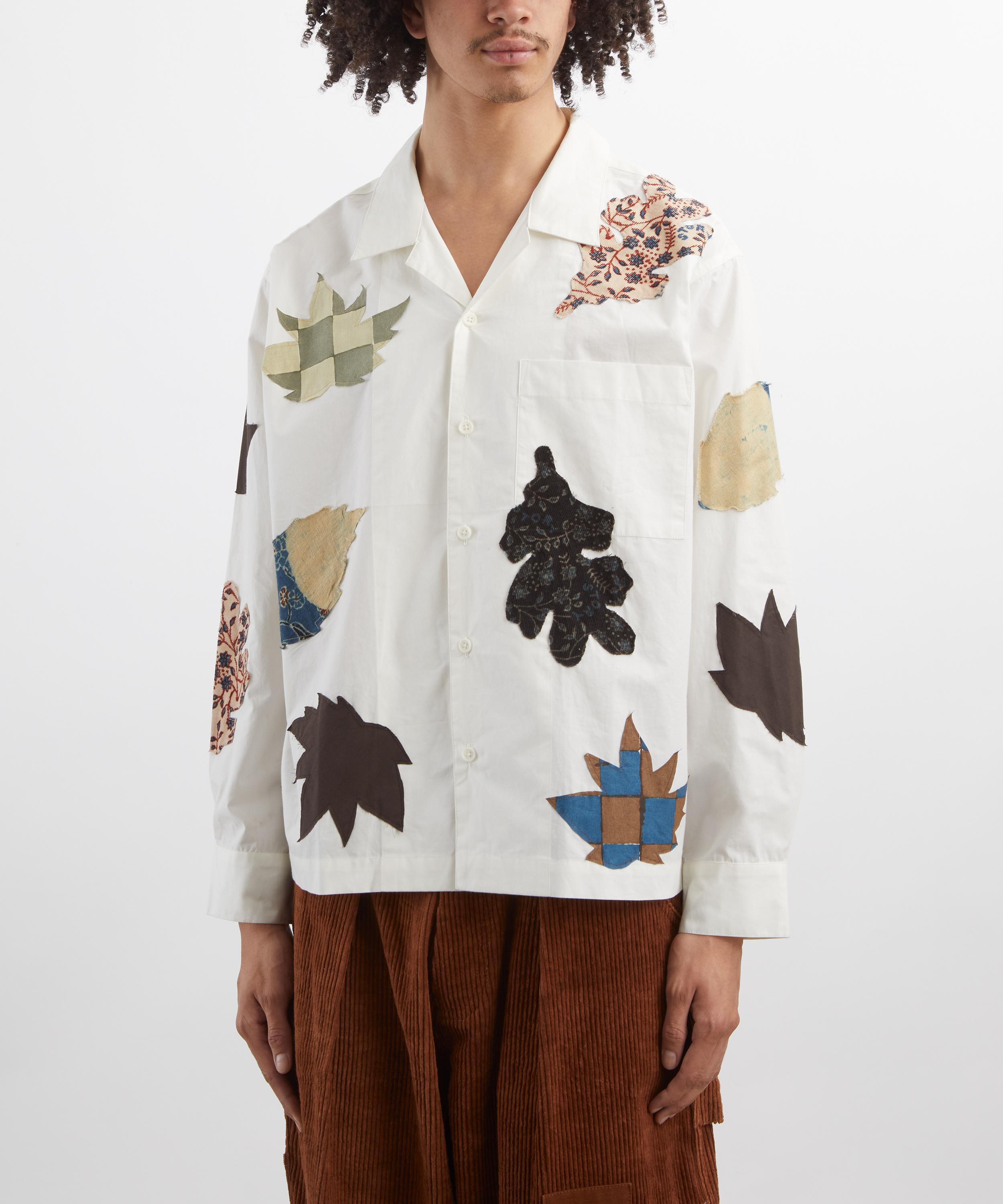 STORY mfg. - Greetings Appliqué Bowling Shirt image number 2