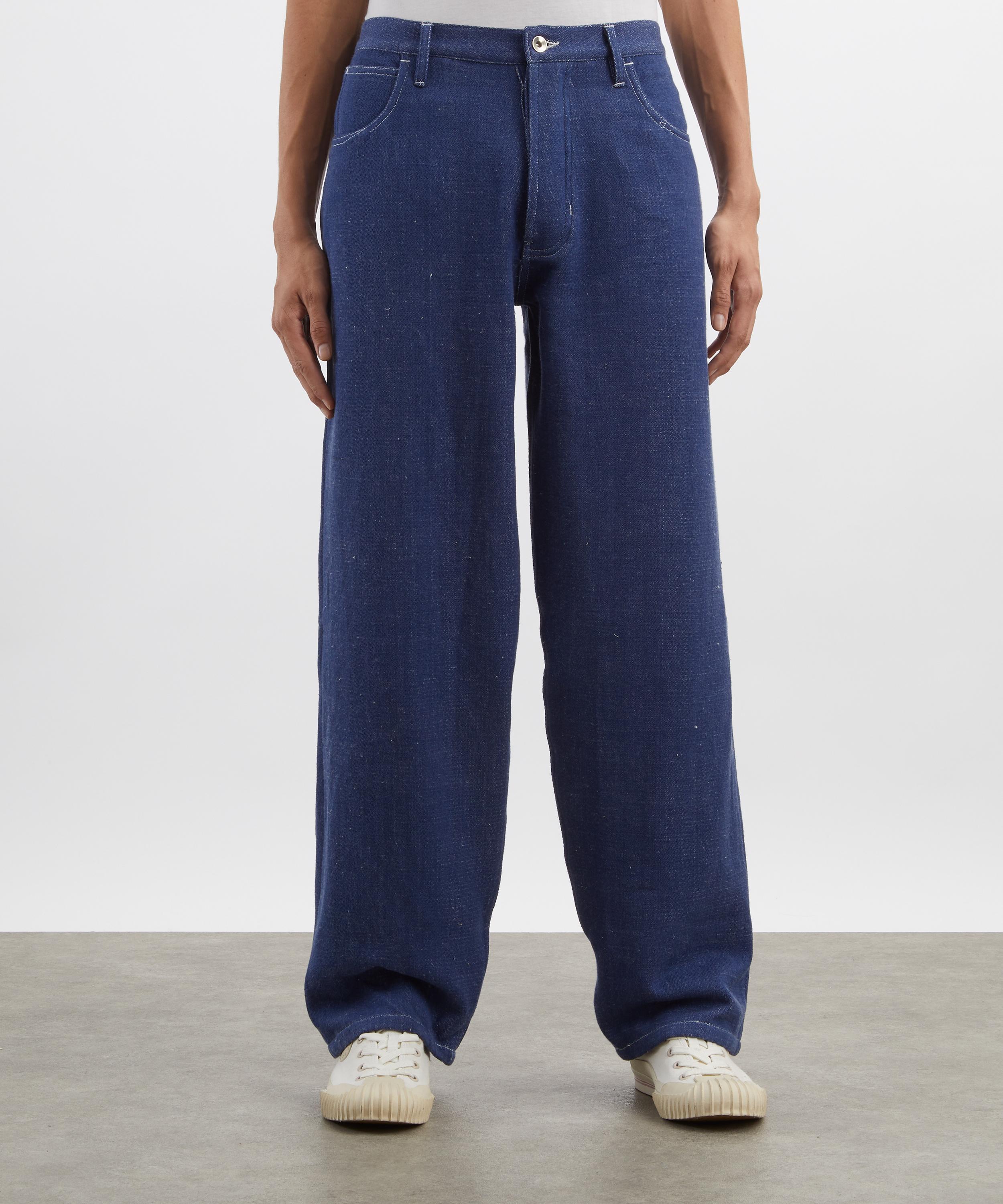 STORY mfg. - Poetry Dark Denim Wide-Leg Jeans image number 2