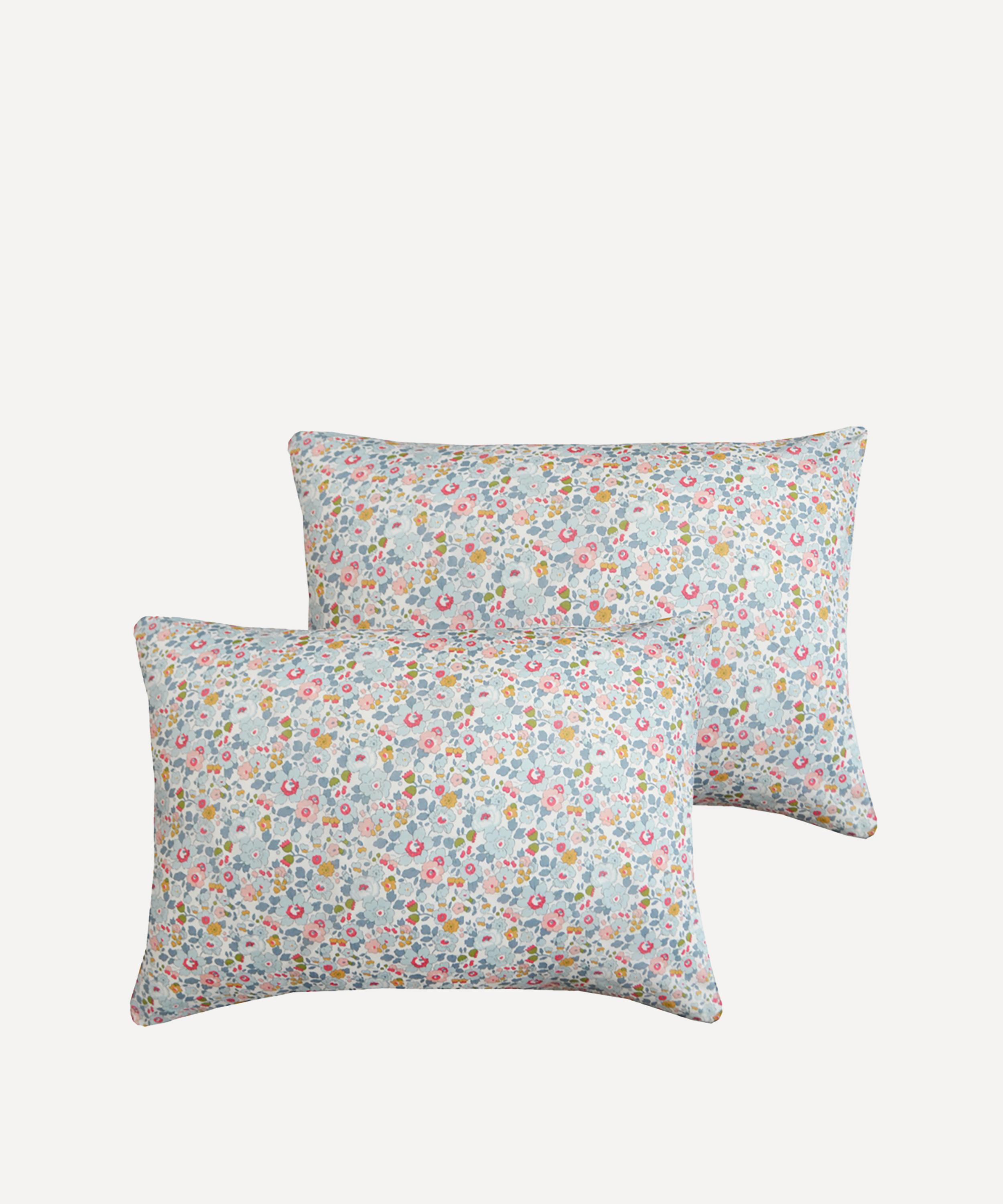 Coco & Wolf - Betsy Grey Tana Lawn™ Cotton Pillowcases Set of Two