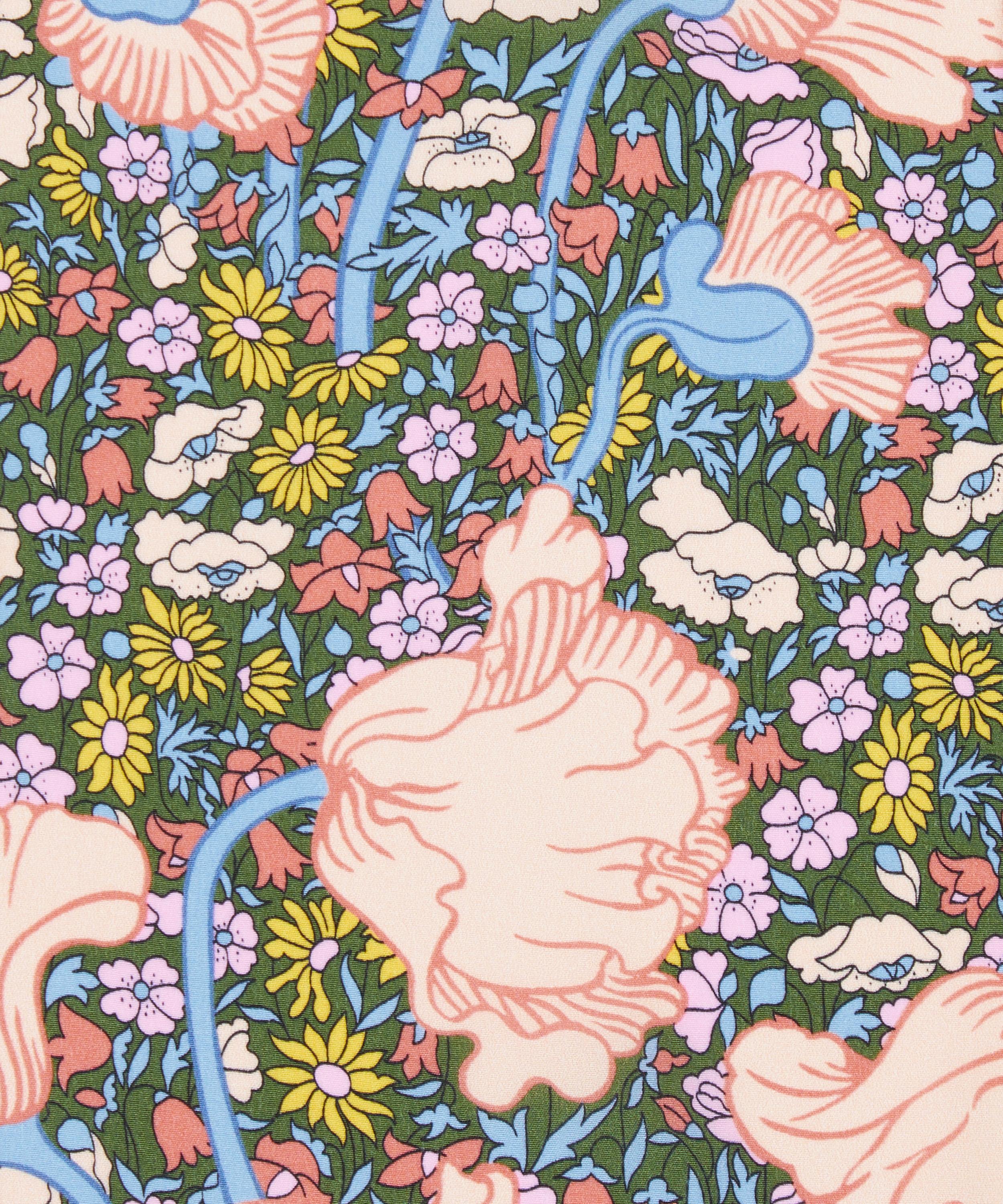 Liberty Fabrics - Clementina Poppy Crepe de Chine image number 0