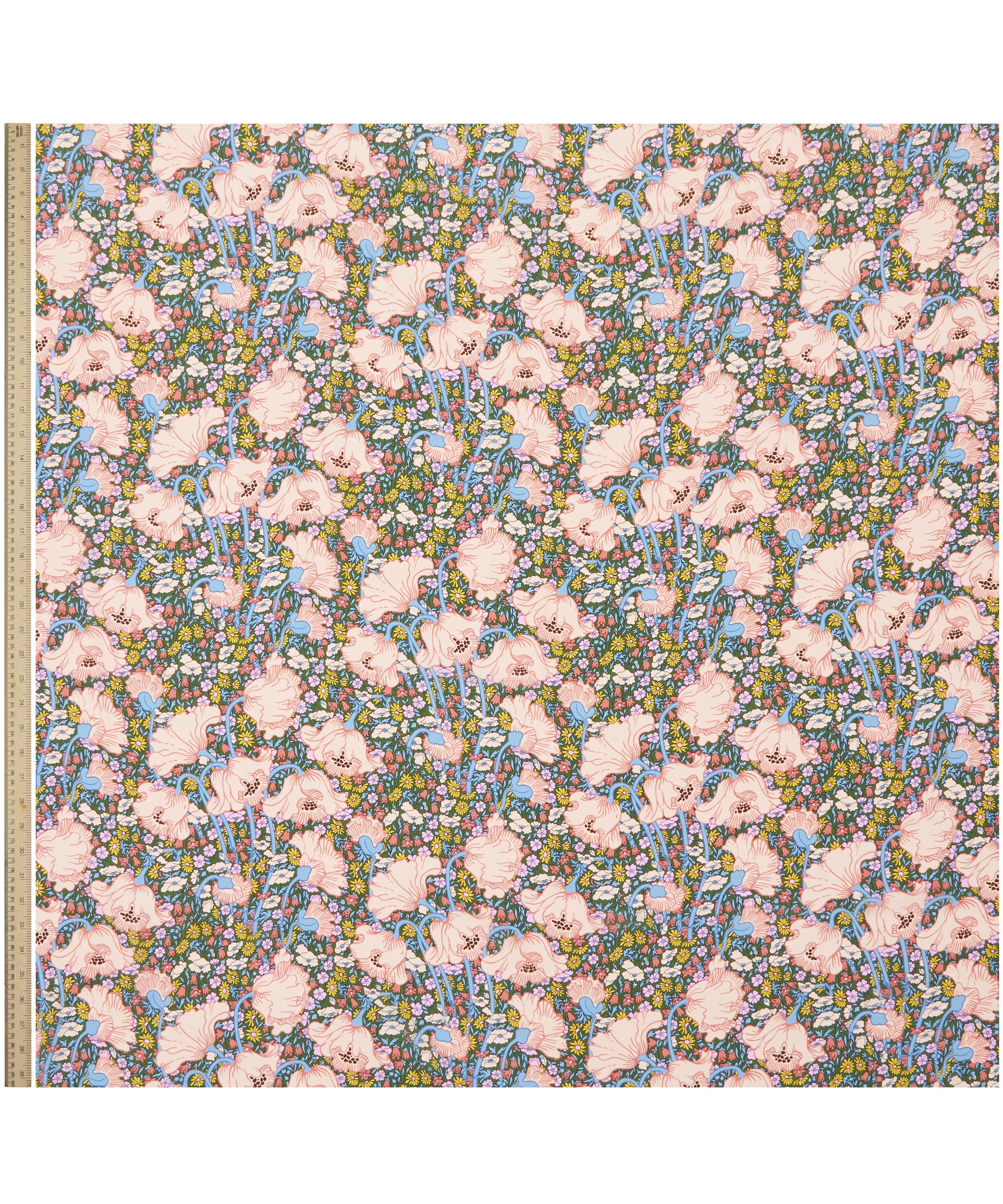 Liberty Fabrics - Clementina Poppy Crepe de Chine image number 1