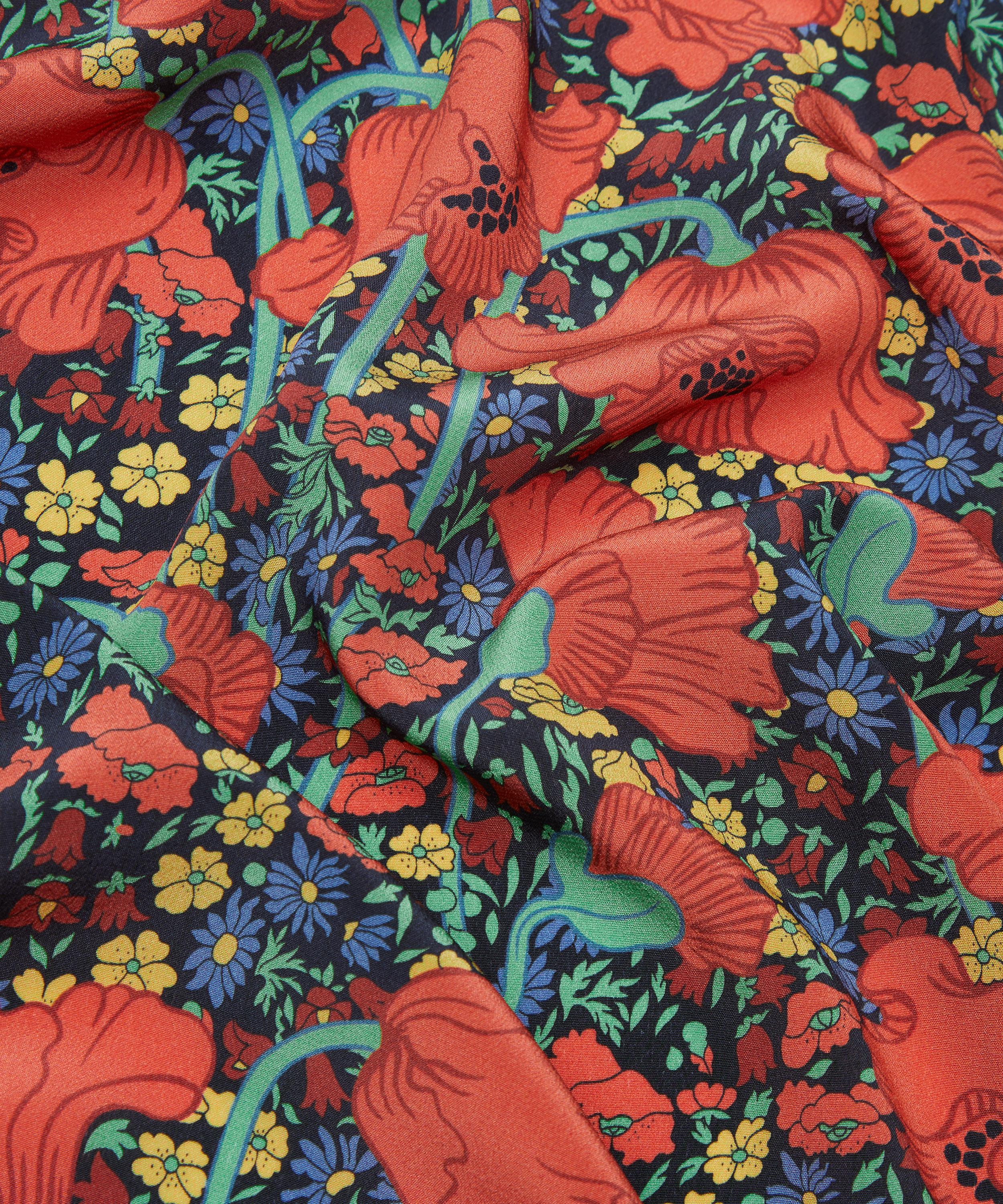 Liberty Fabrics - Clementina Poppy Crepe de Chine image number 3