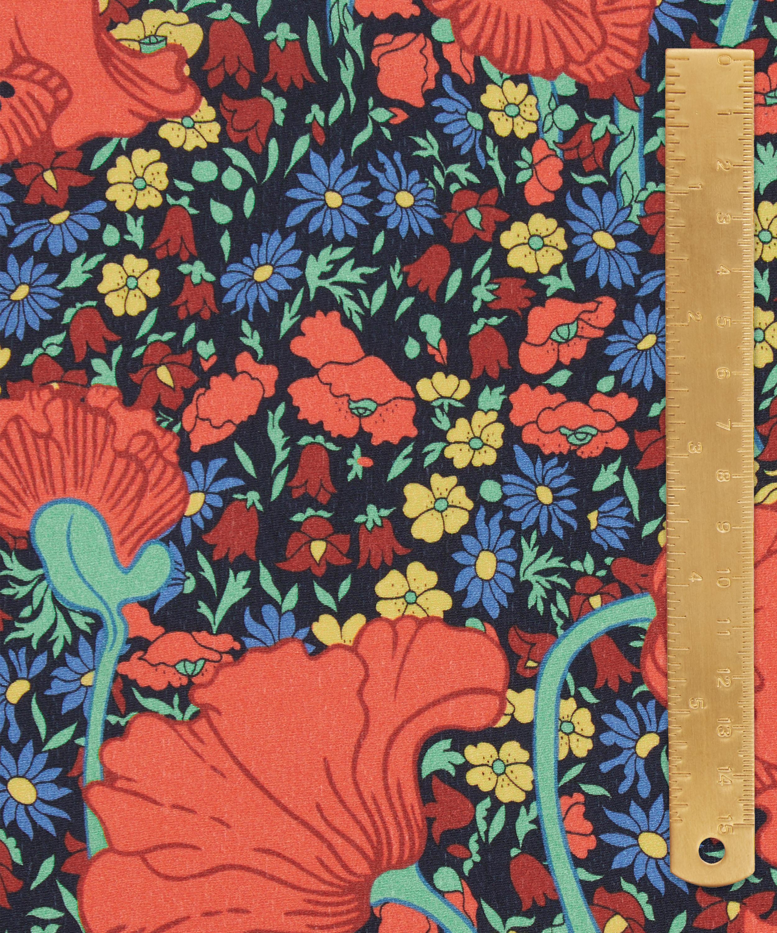 Liberty Fabrics - Clementina Poppy Crepe de Chine image number 4